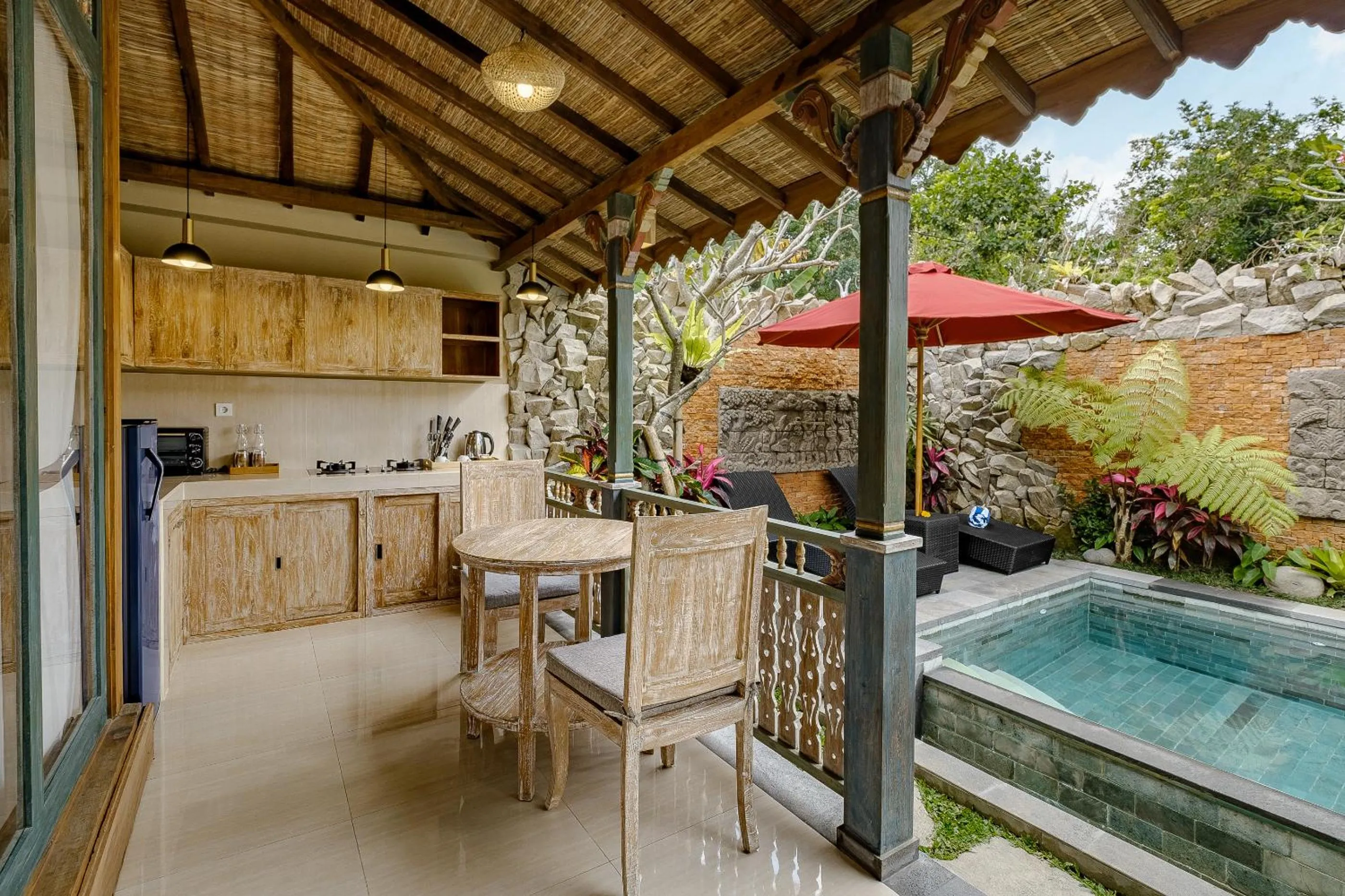 Patio in Astala Ubud Villa