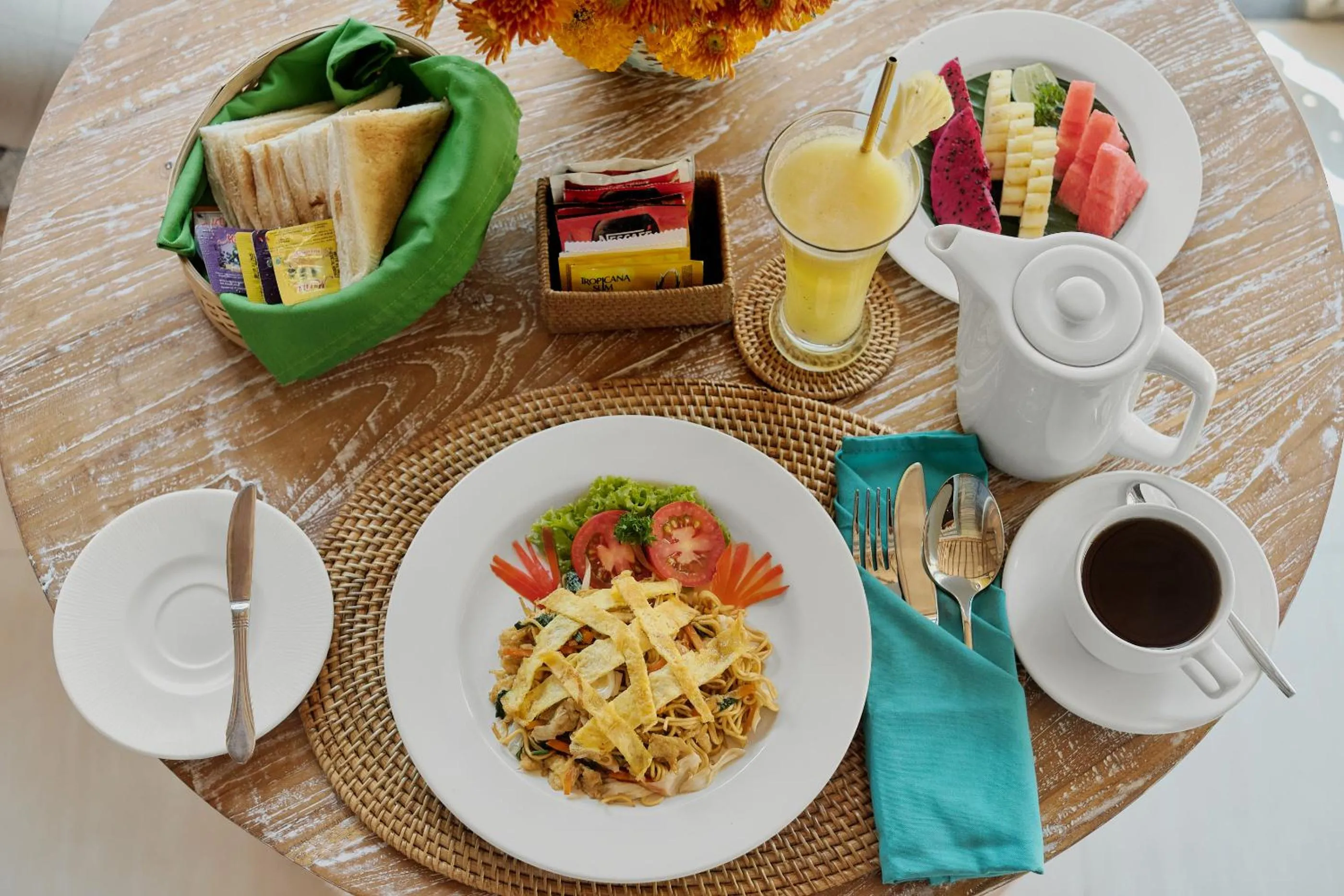 Breakfast in Astala Ubud Villa