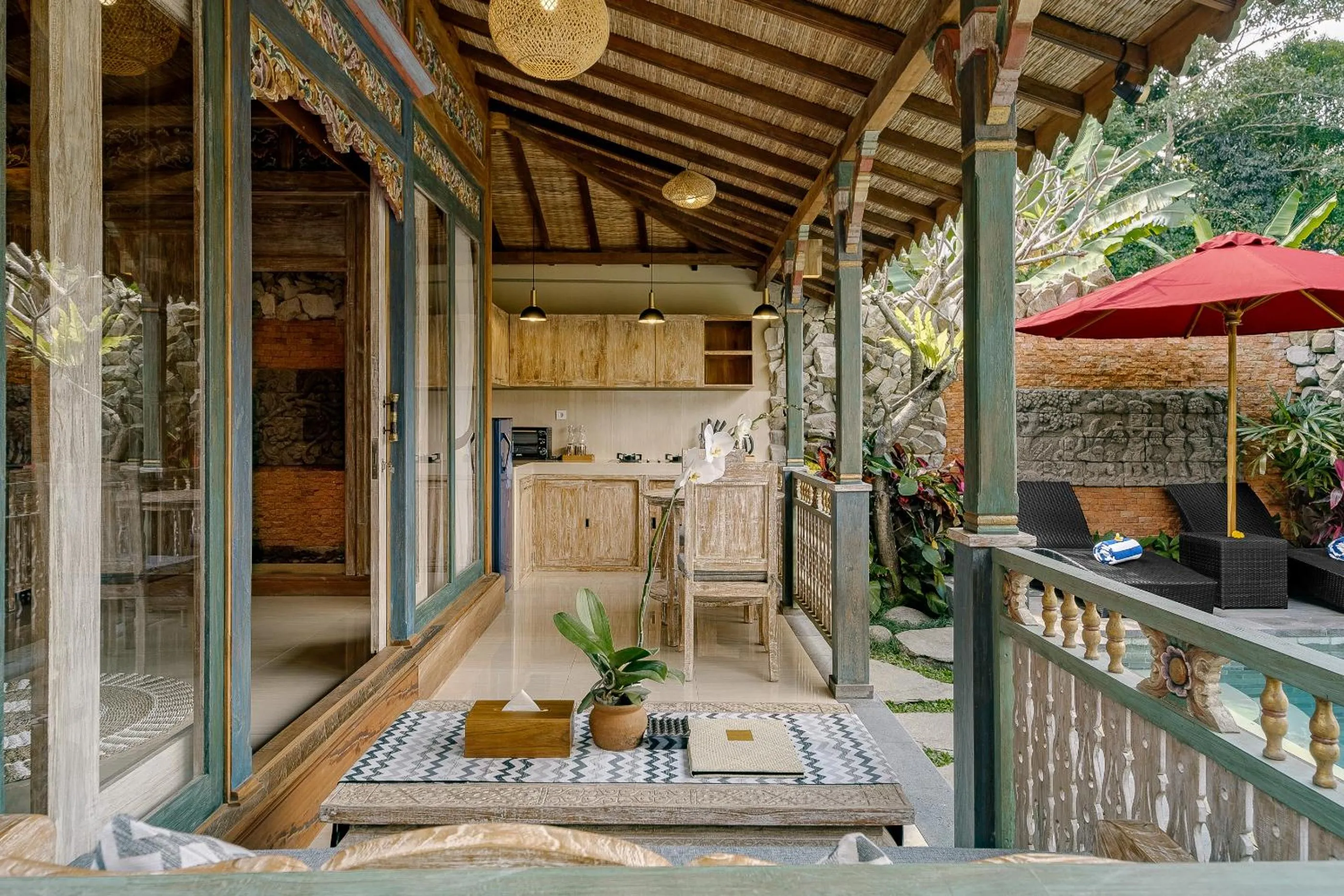 Patio in Astala Ubud Villa