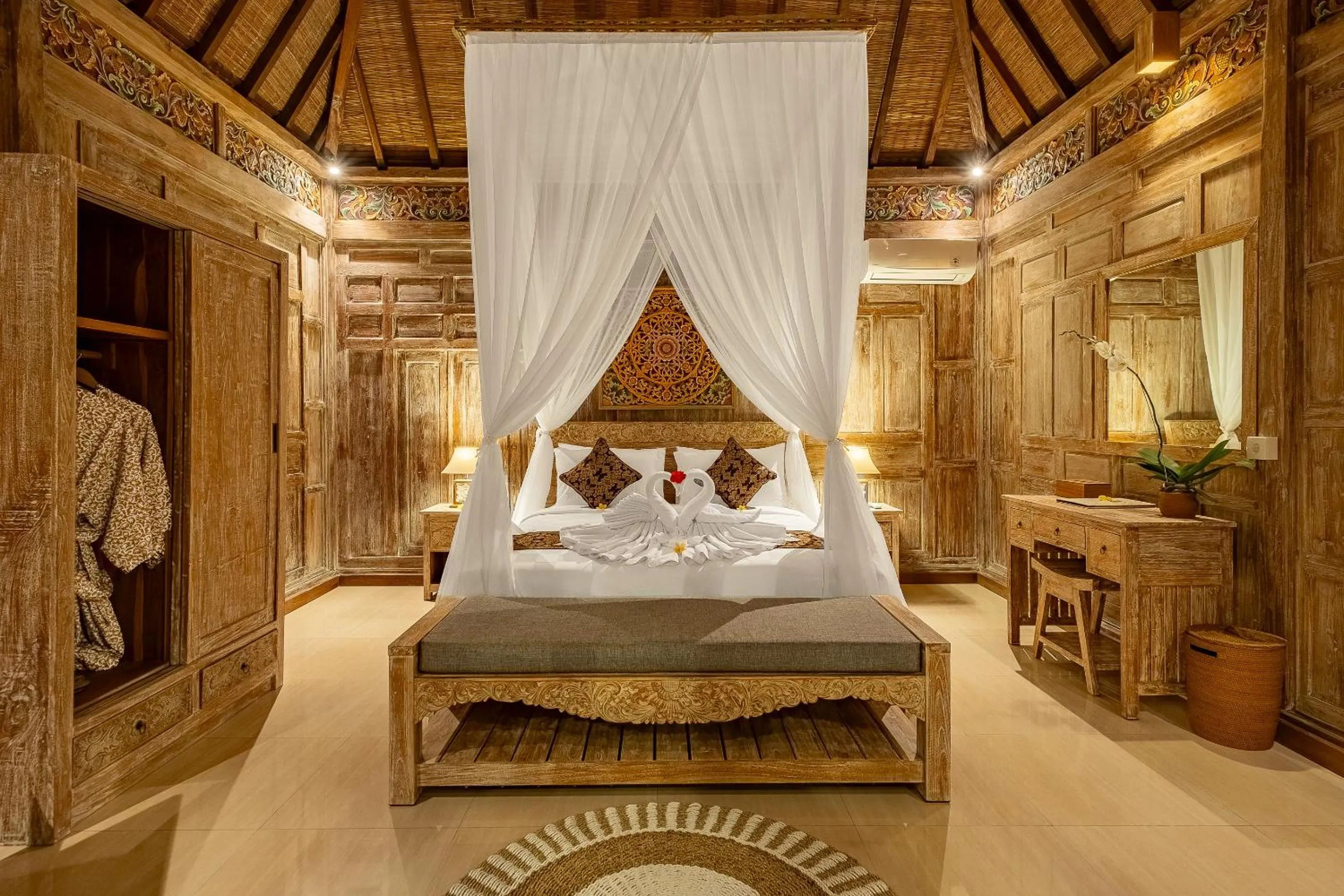 Bed in Astala Ubud Villa