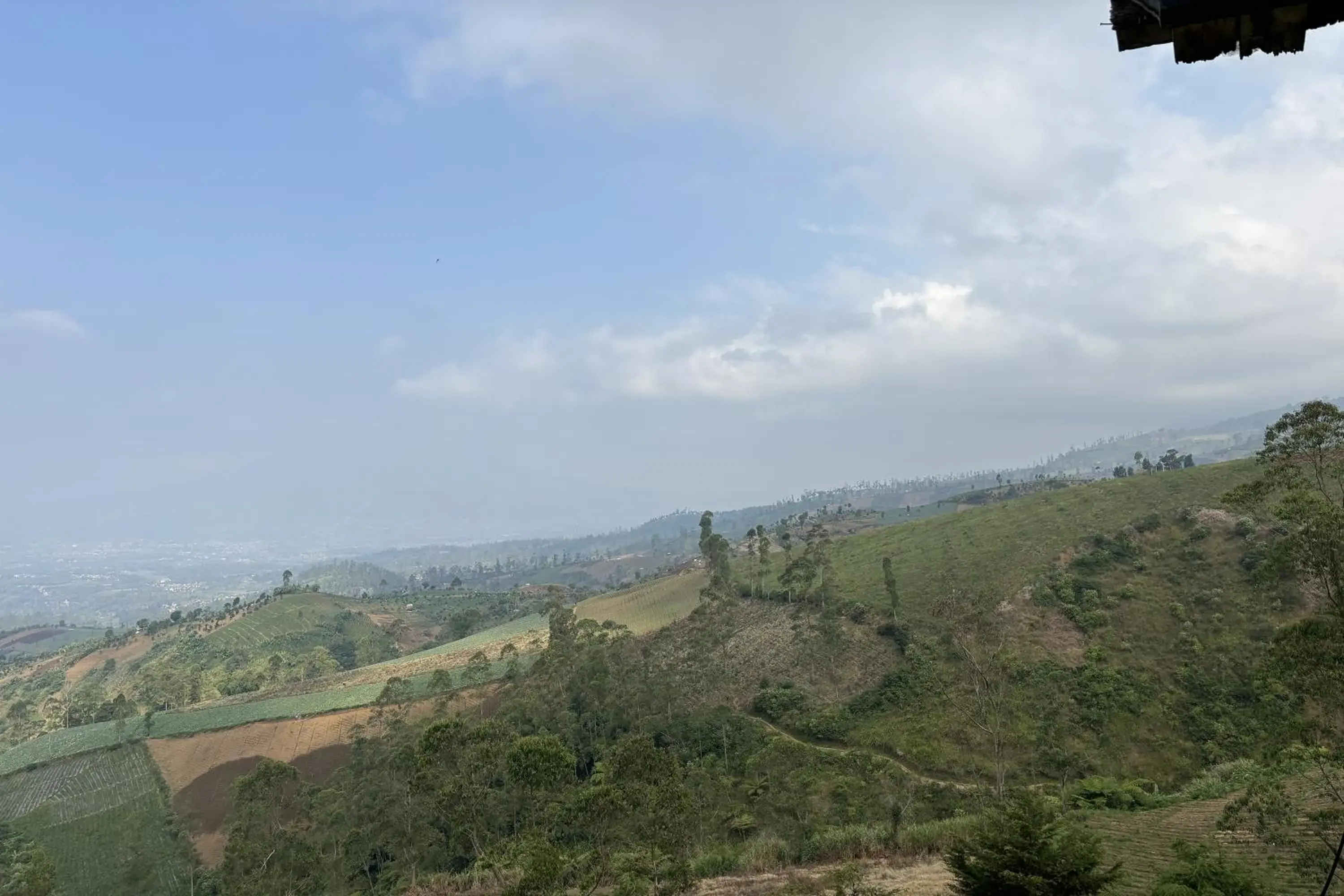 Mountain view in Puncak Darajat Highland Mountain view in Puncak Darajat Highland