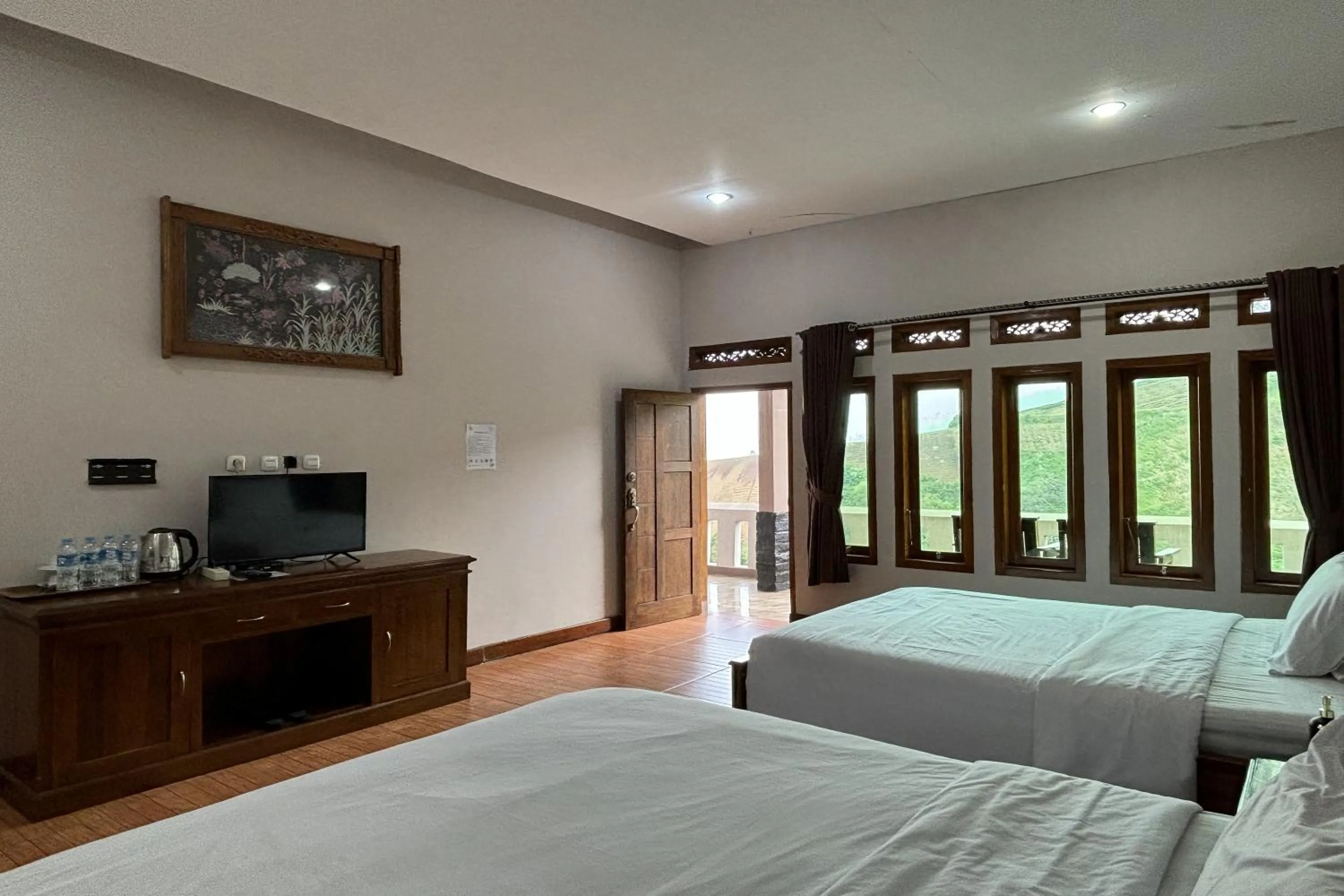 Bed in Puncak Darajat Highland