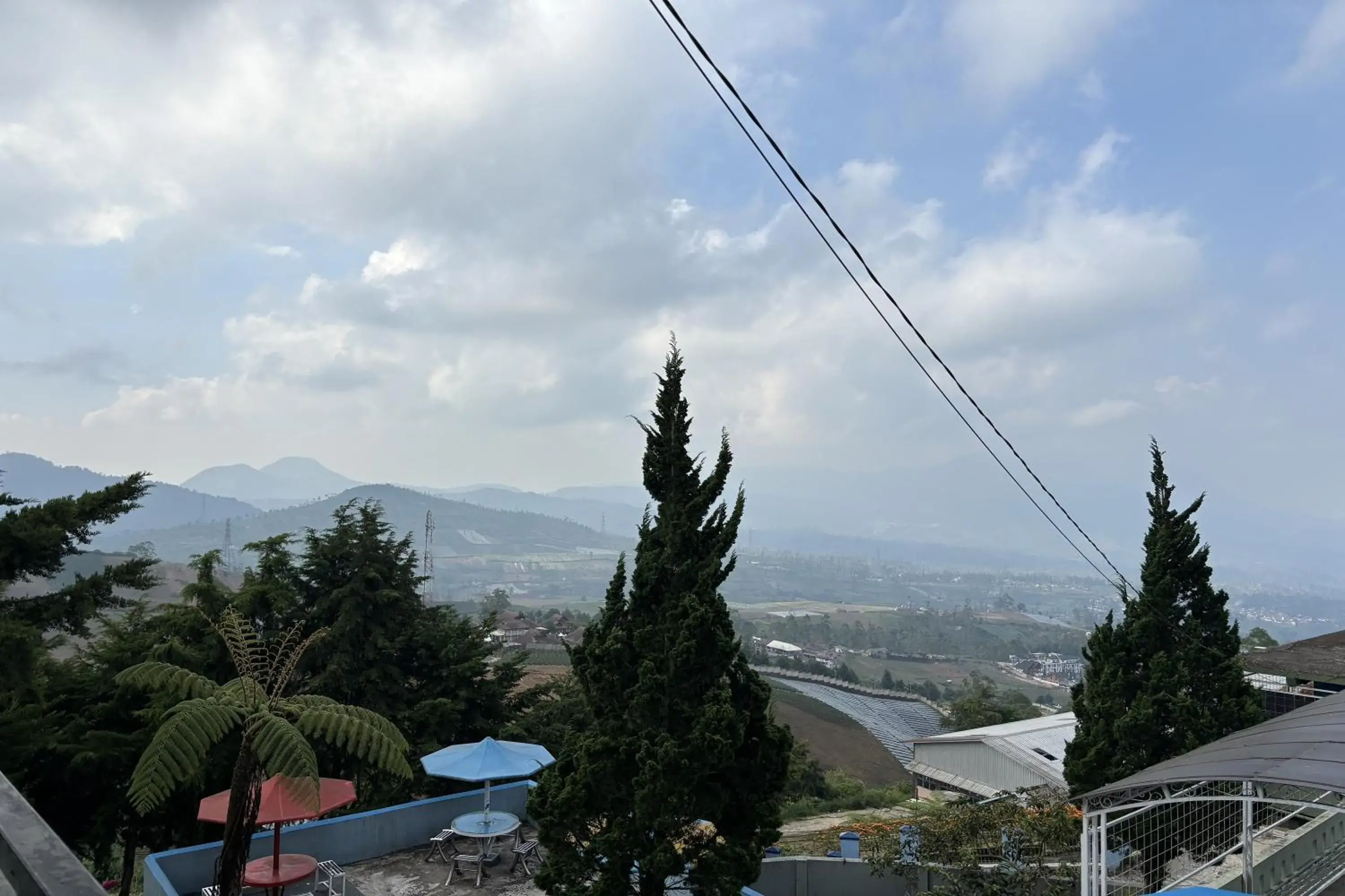 Mountain view in Puncak Darajat Highland Mountain view in Puncak Darajat Highland