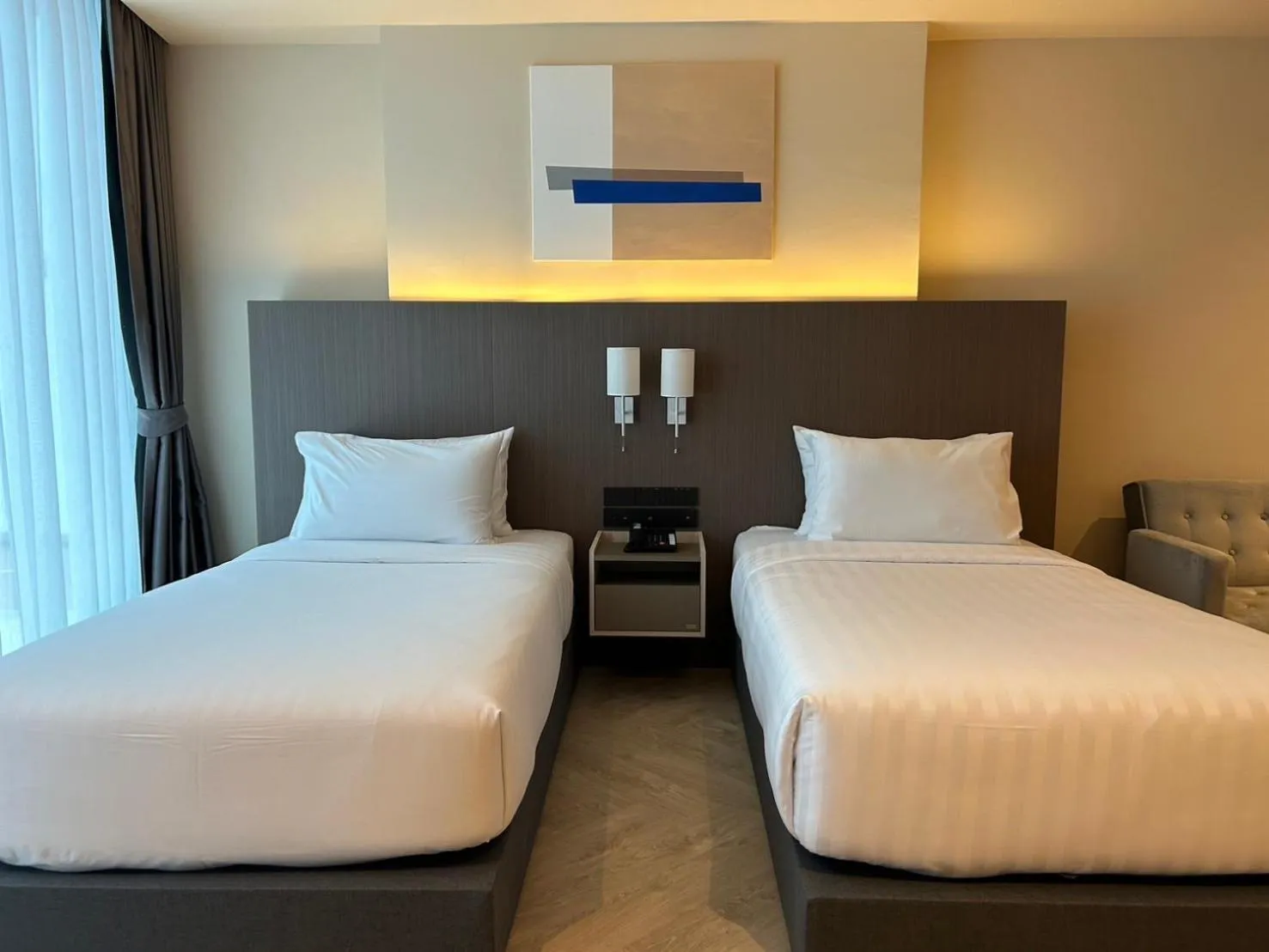 Bed in The One Cozy Living