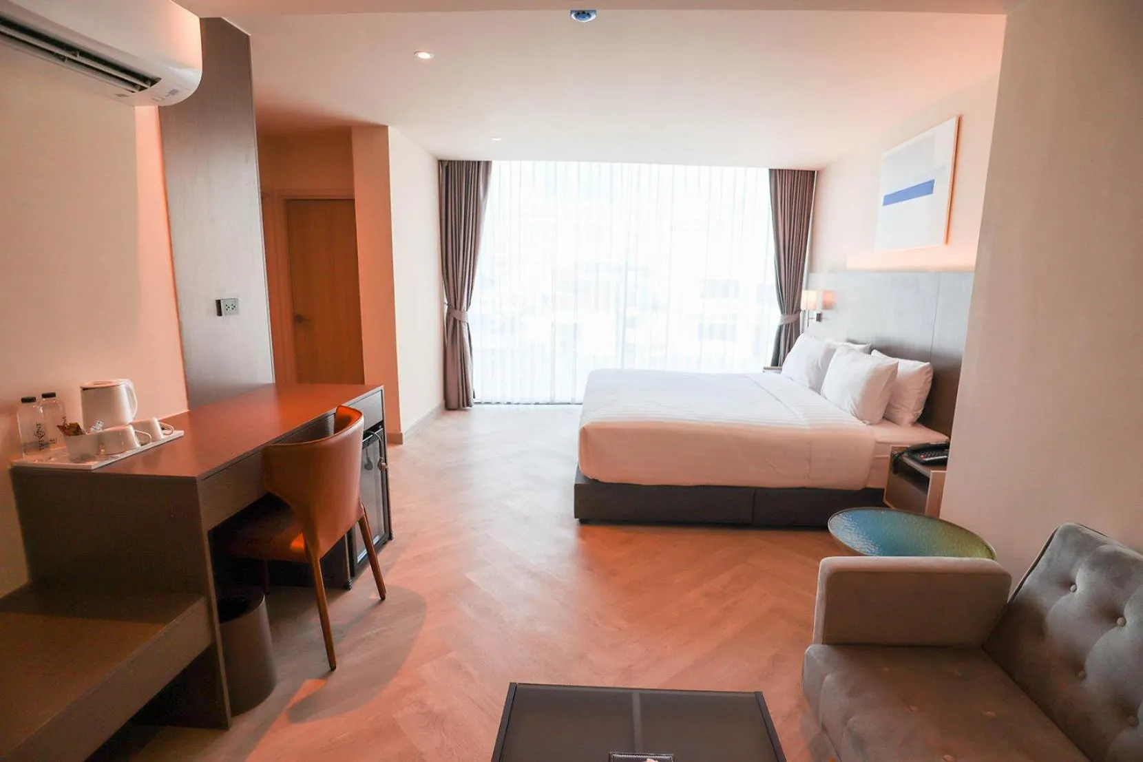 Bed in The One Cozy Living