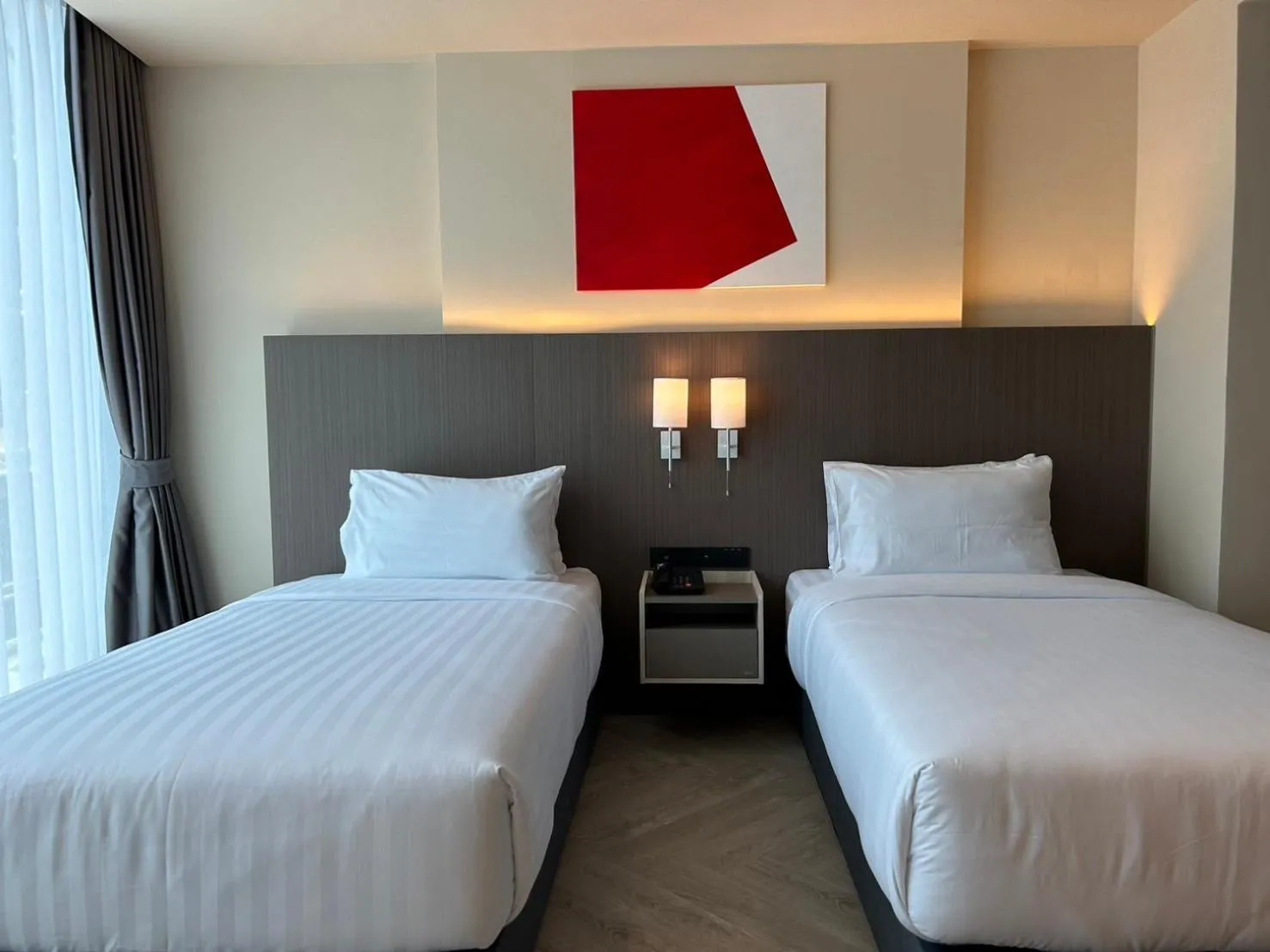 Bed in The One Cozy Living