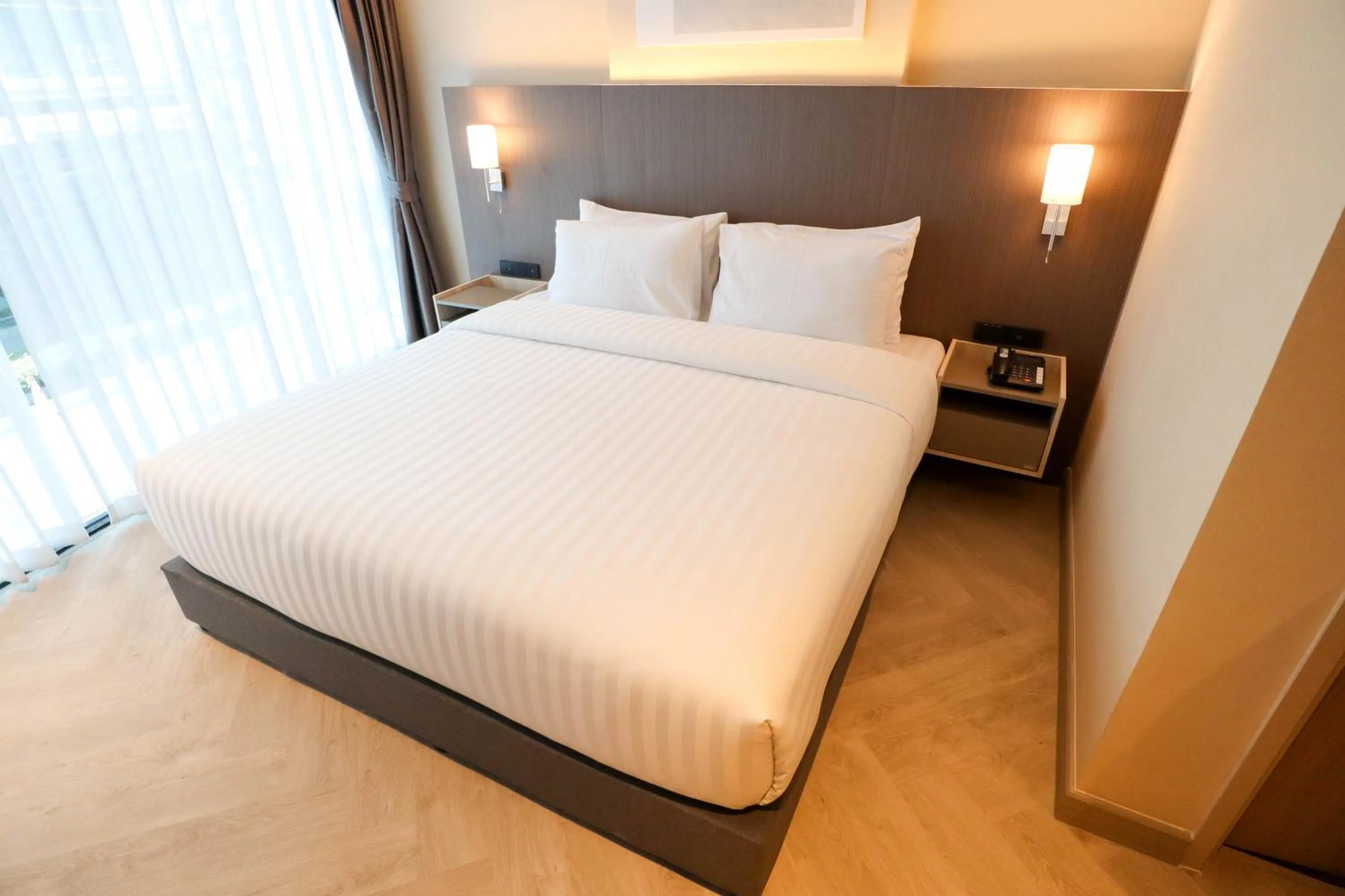 Bed in The One Cozy Living