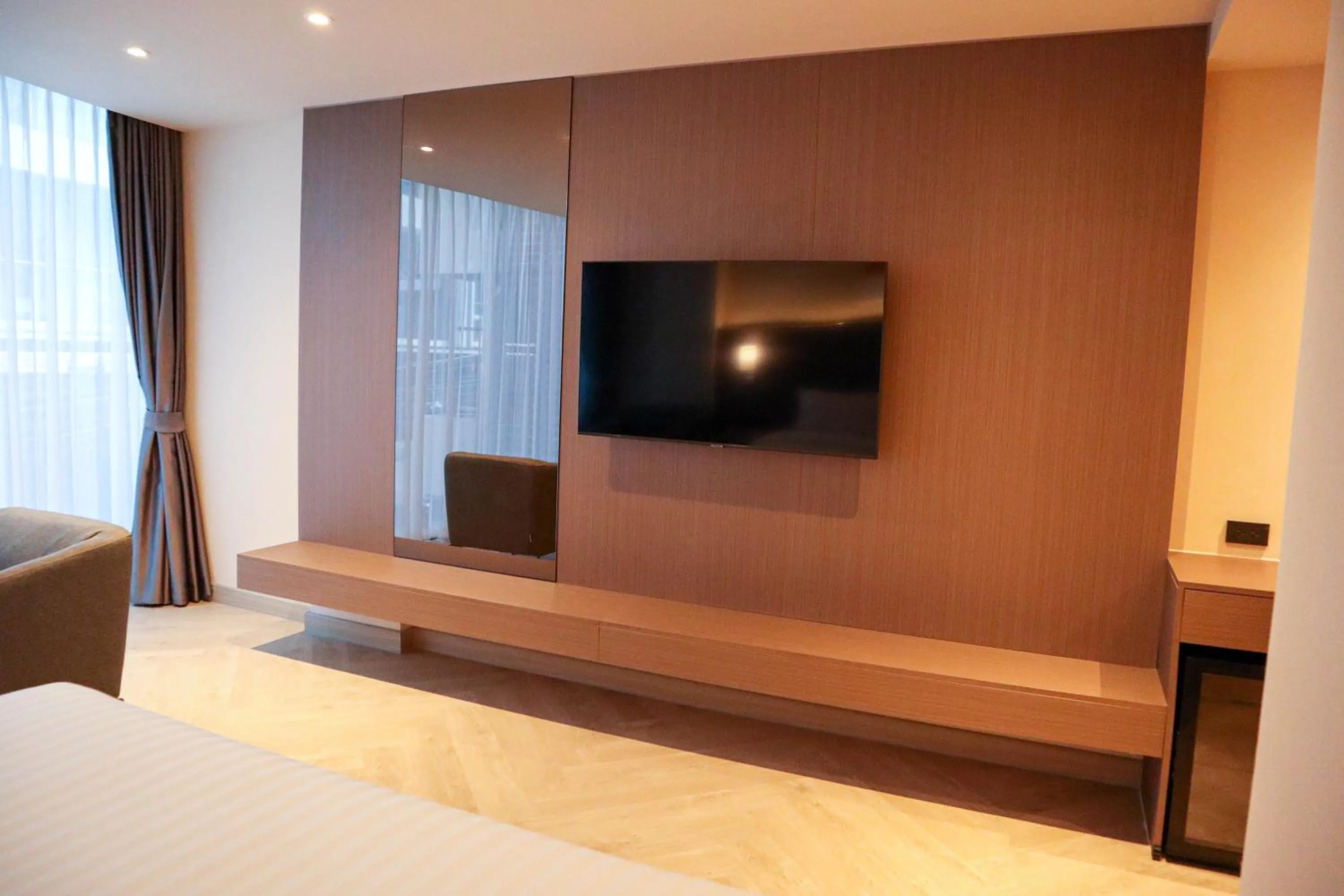 Bed in The One Cozy Living