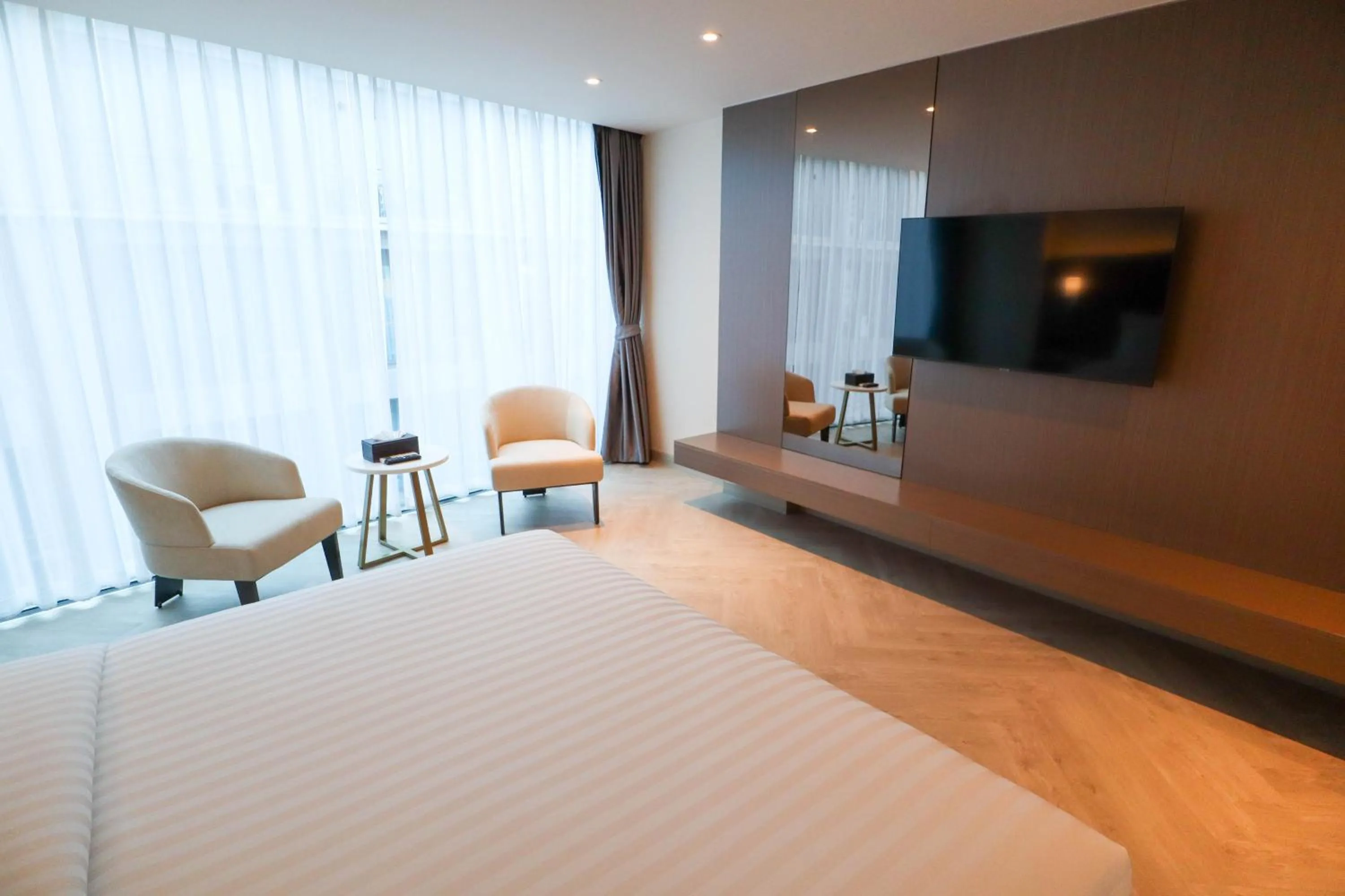 Bedroom, Bed in The One Cozy Living