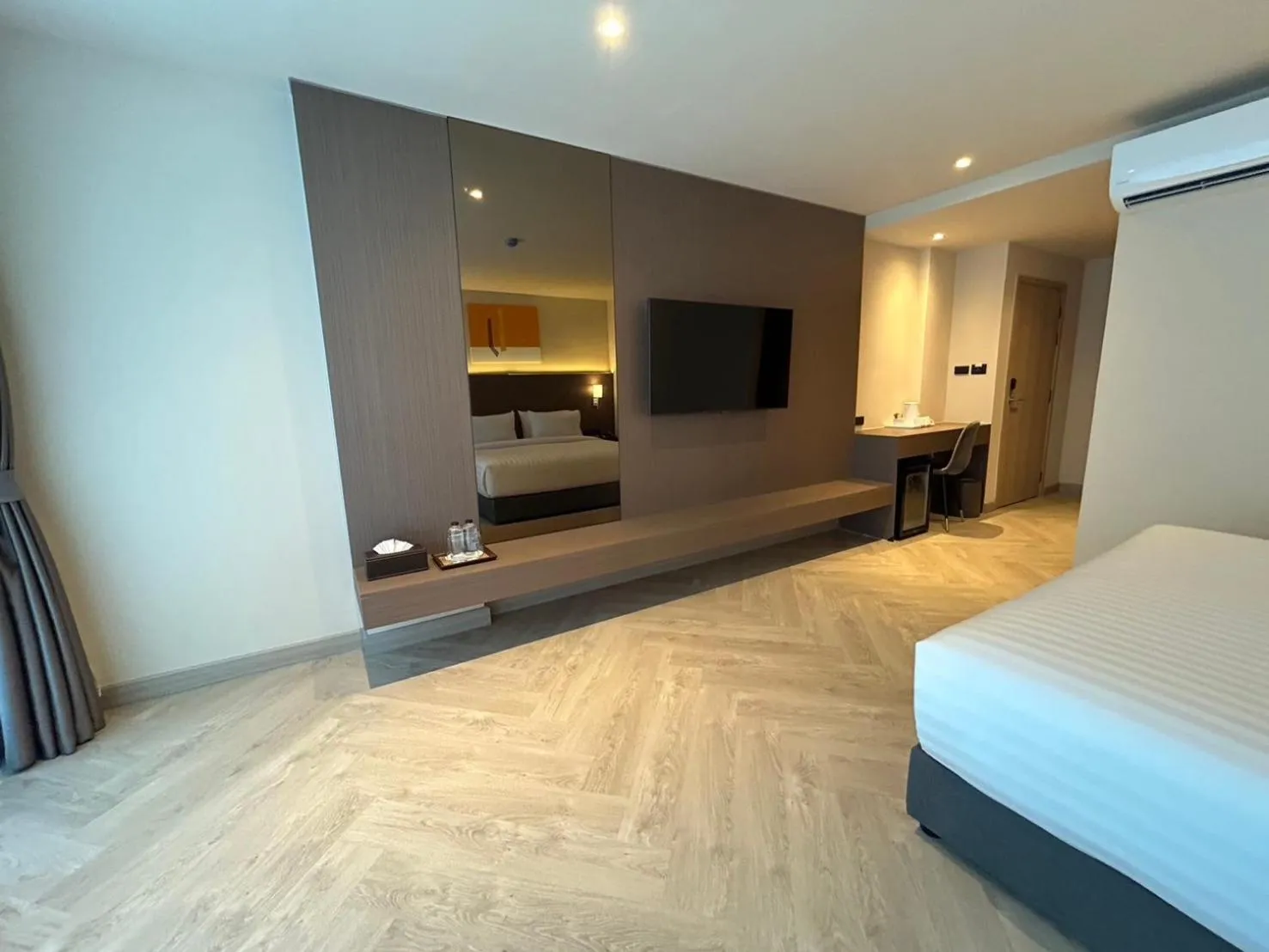 Bed in The One Cozy Living