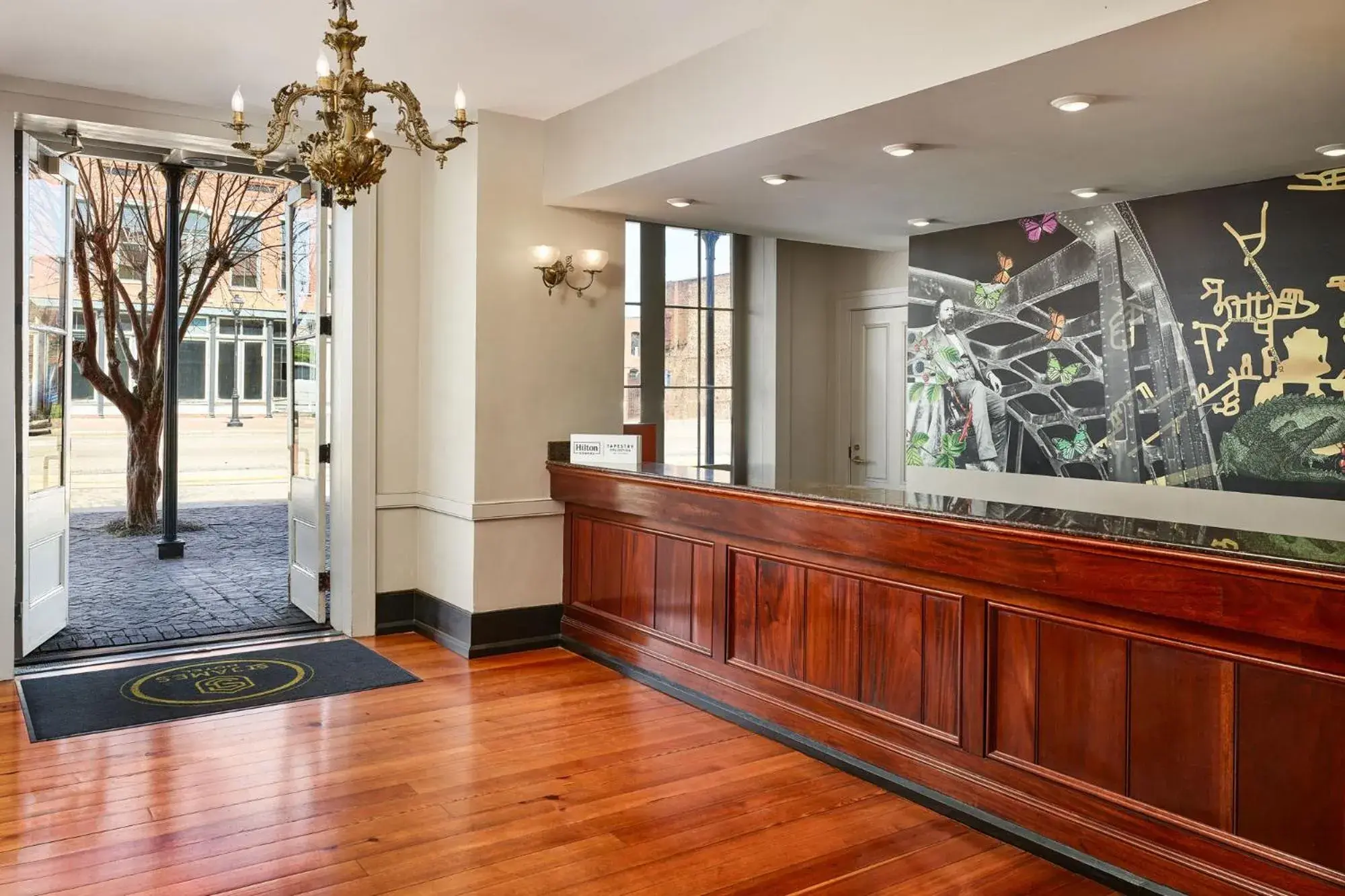 Lobby or reception in St James Hotel Selma Lobby or reception in St James Hotel Selma