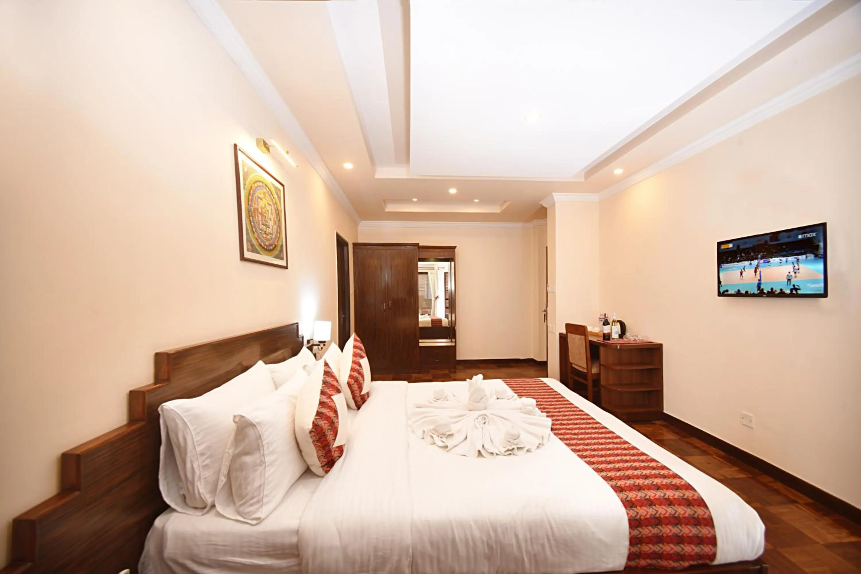 Bedroom, Bed in Skye Inn Kathmandu