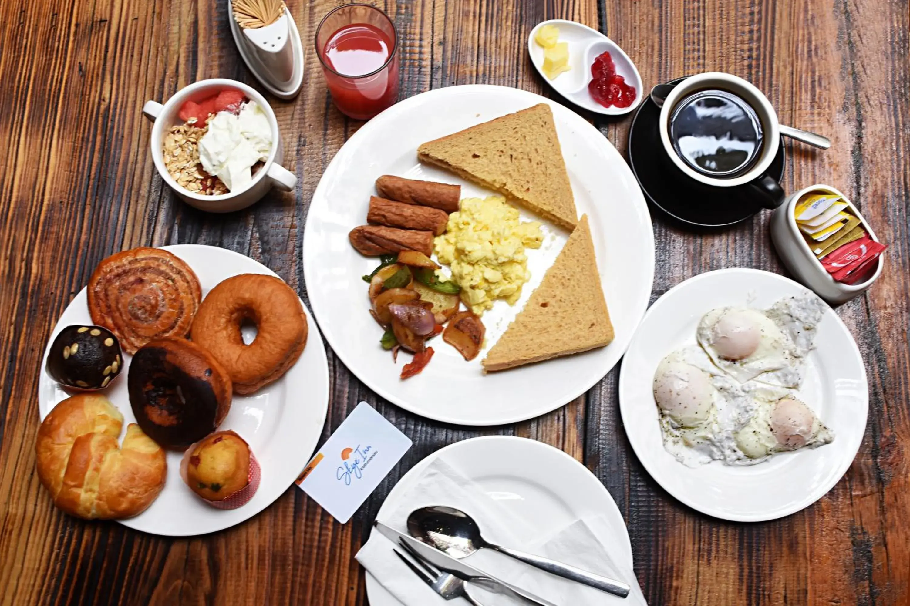 Breakfast in Skye Inn Kathmandu Breakfast in Skye Inn Kathmandu