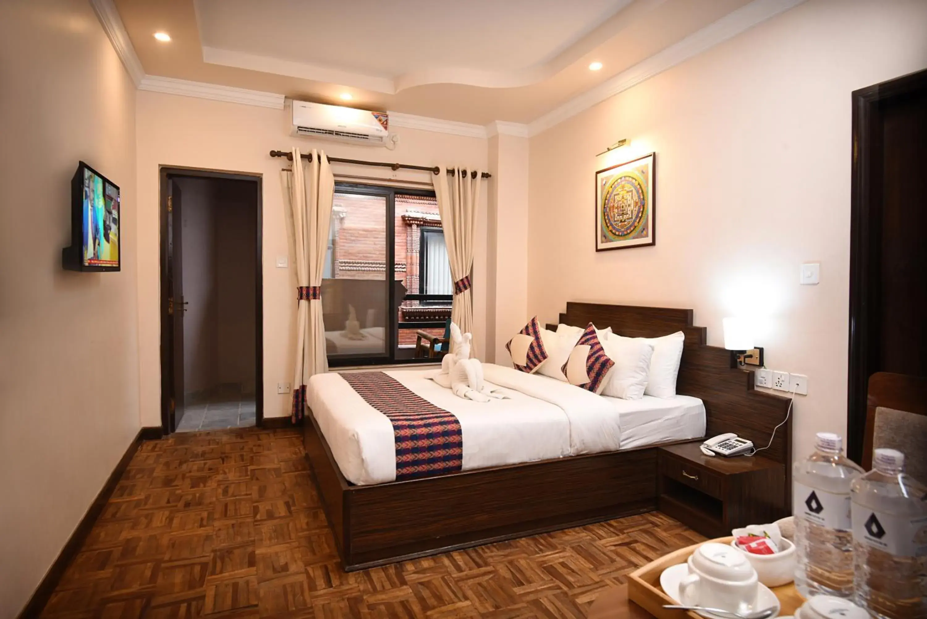 Photo of the whole room, Bed in Skye Inn Kathmandu Photo of the whole room, Bed in Skye Inn Kathmandu
