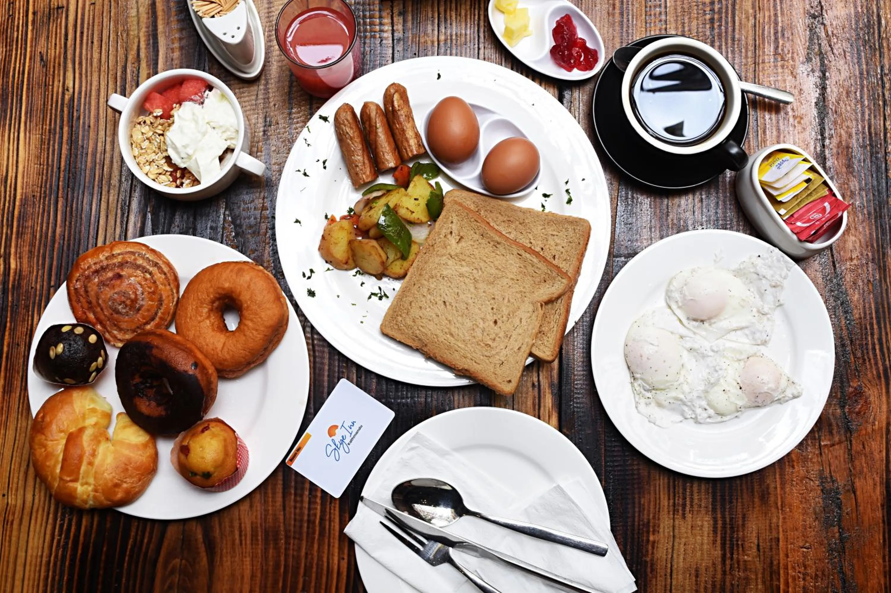 Breakfast in Skye Inn Kathmandu