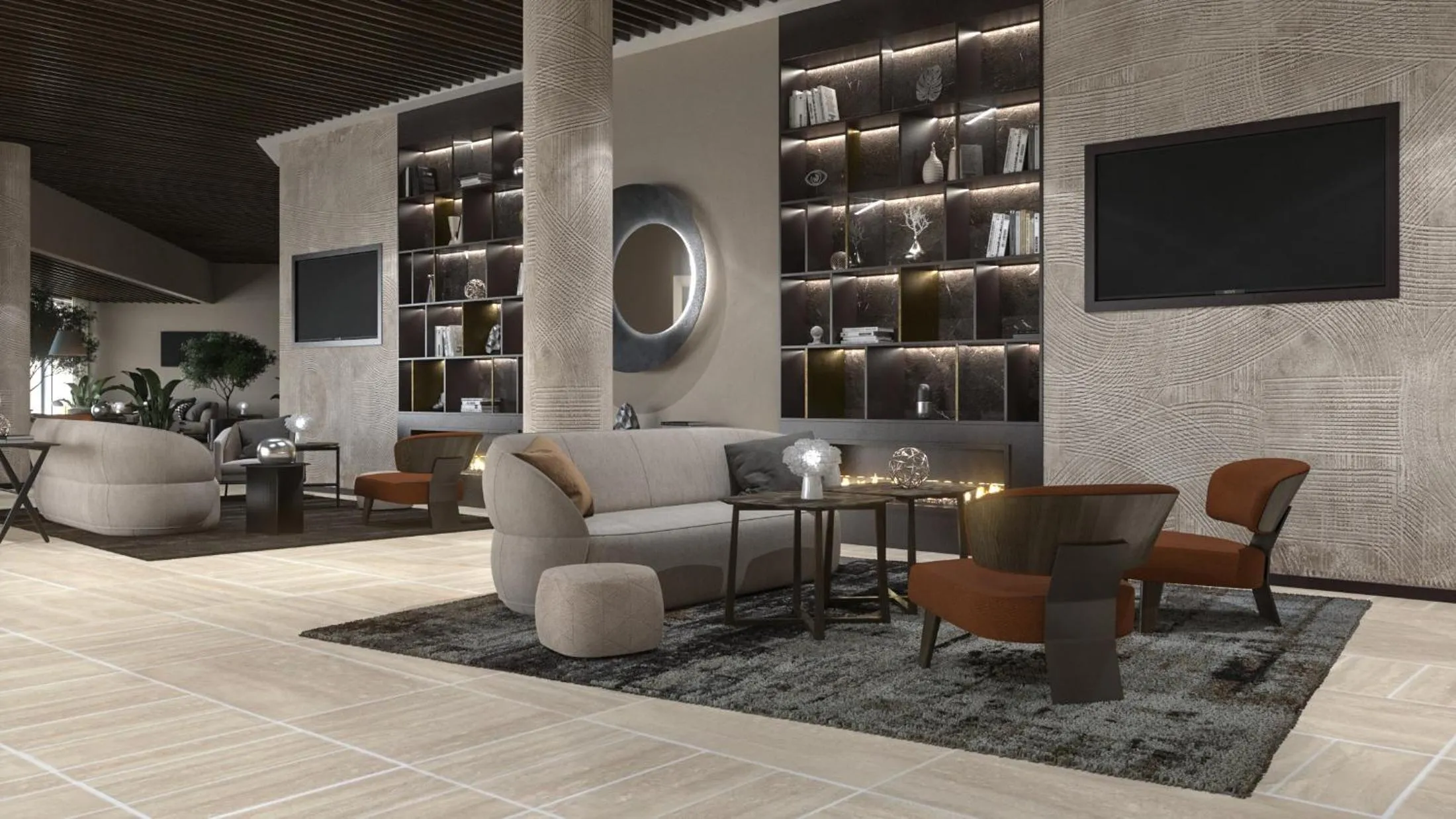 Lobby or reception in Radisson Blu Hotel, Bergamo ChorusLife