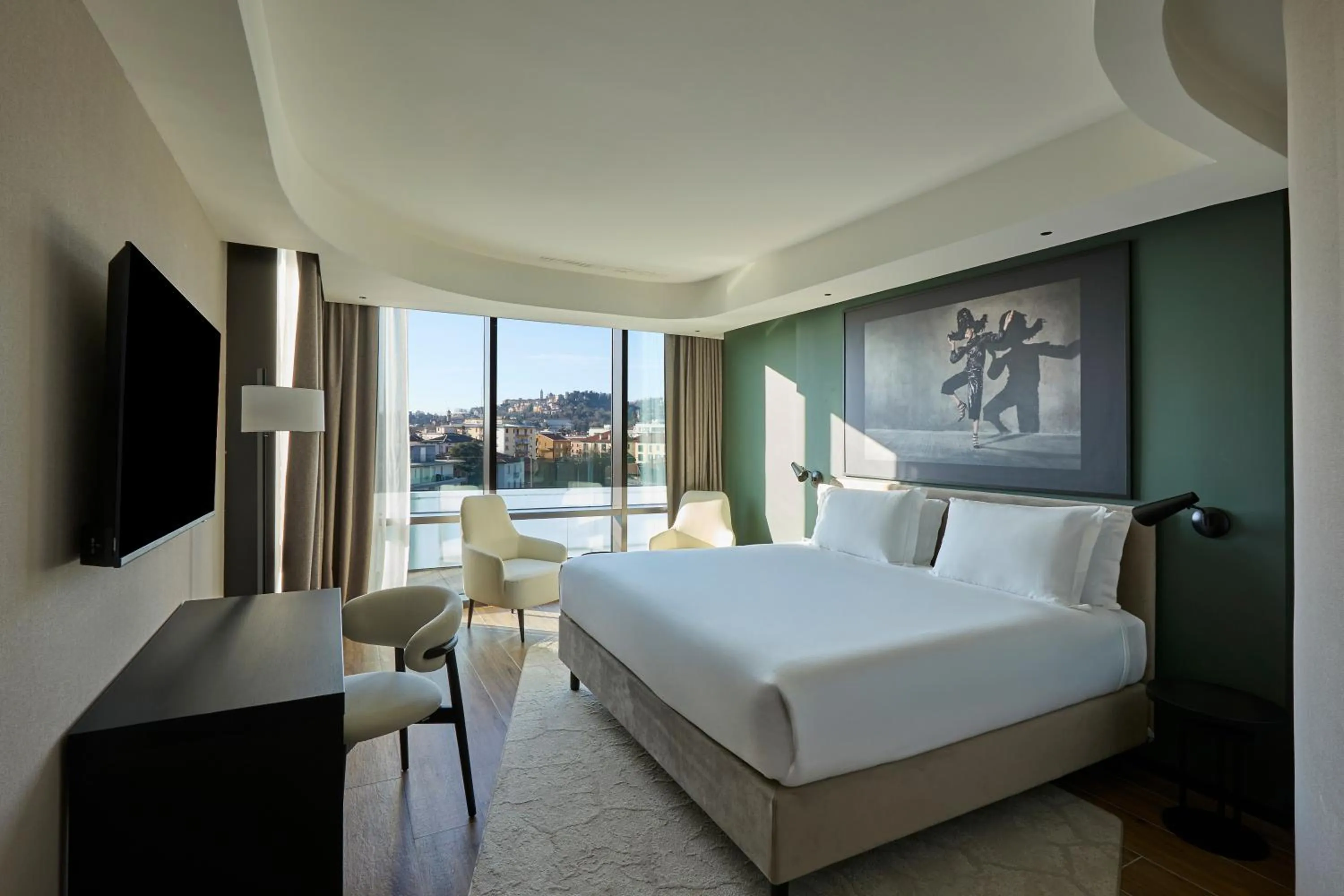 Bedroom, Bed in Radisson Blu Hotel, Bergamo ChorusLife