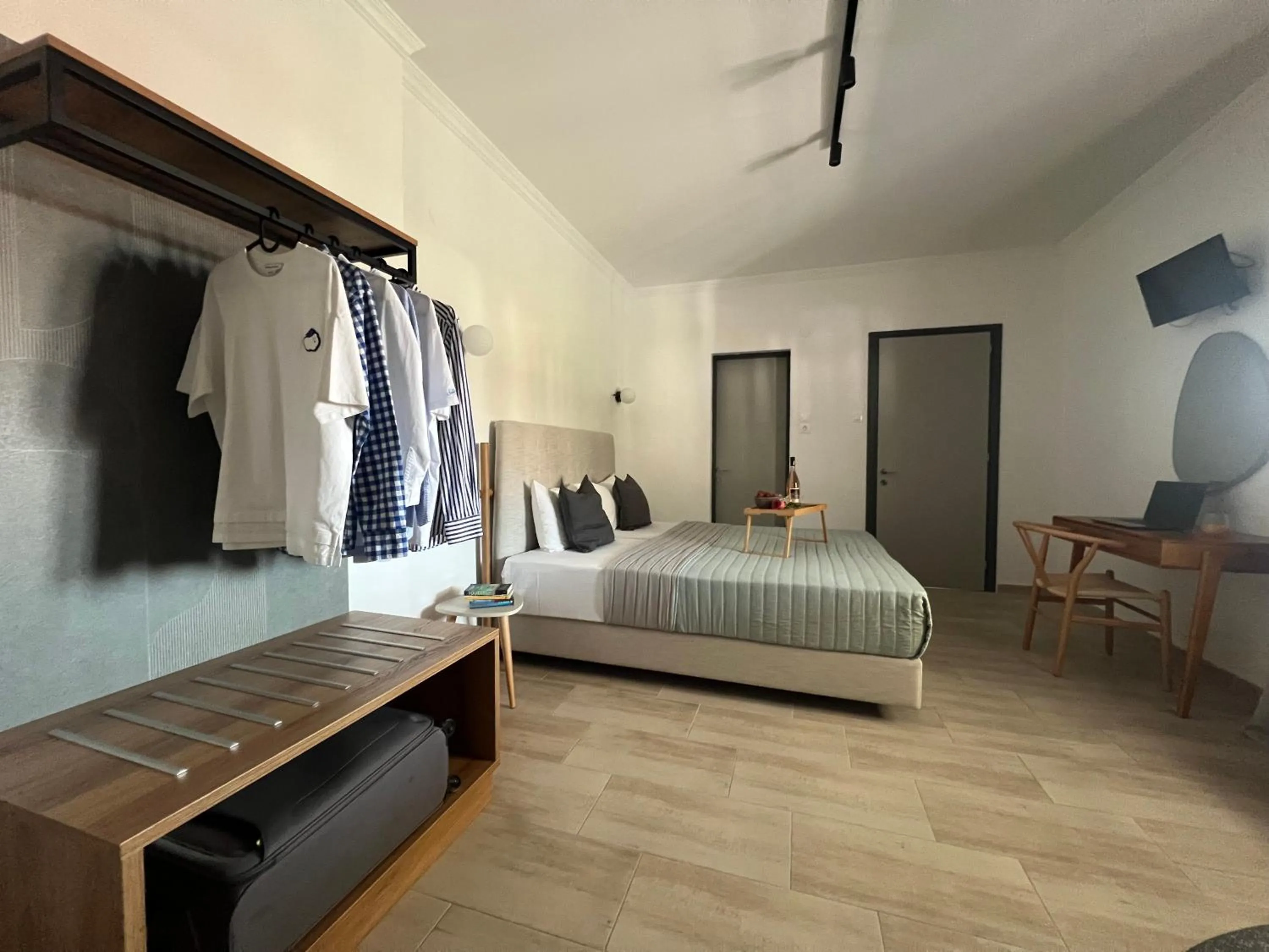 Bed in Central Guest House Skiathos
