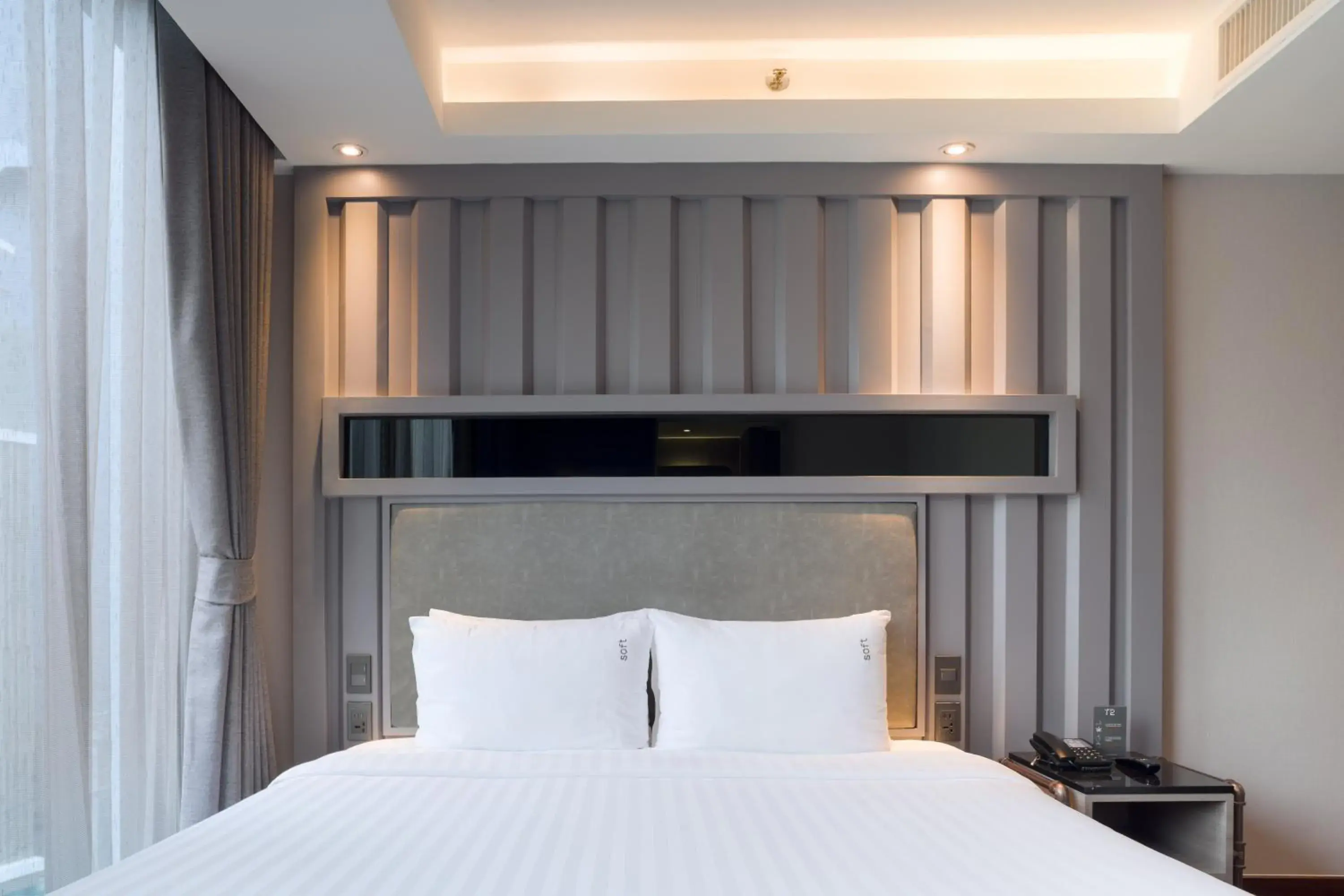 Bed in T2 The Portal Sukhumvit Bed in T2 The Portal Sukhumvit