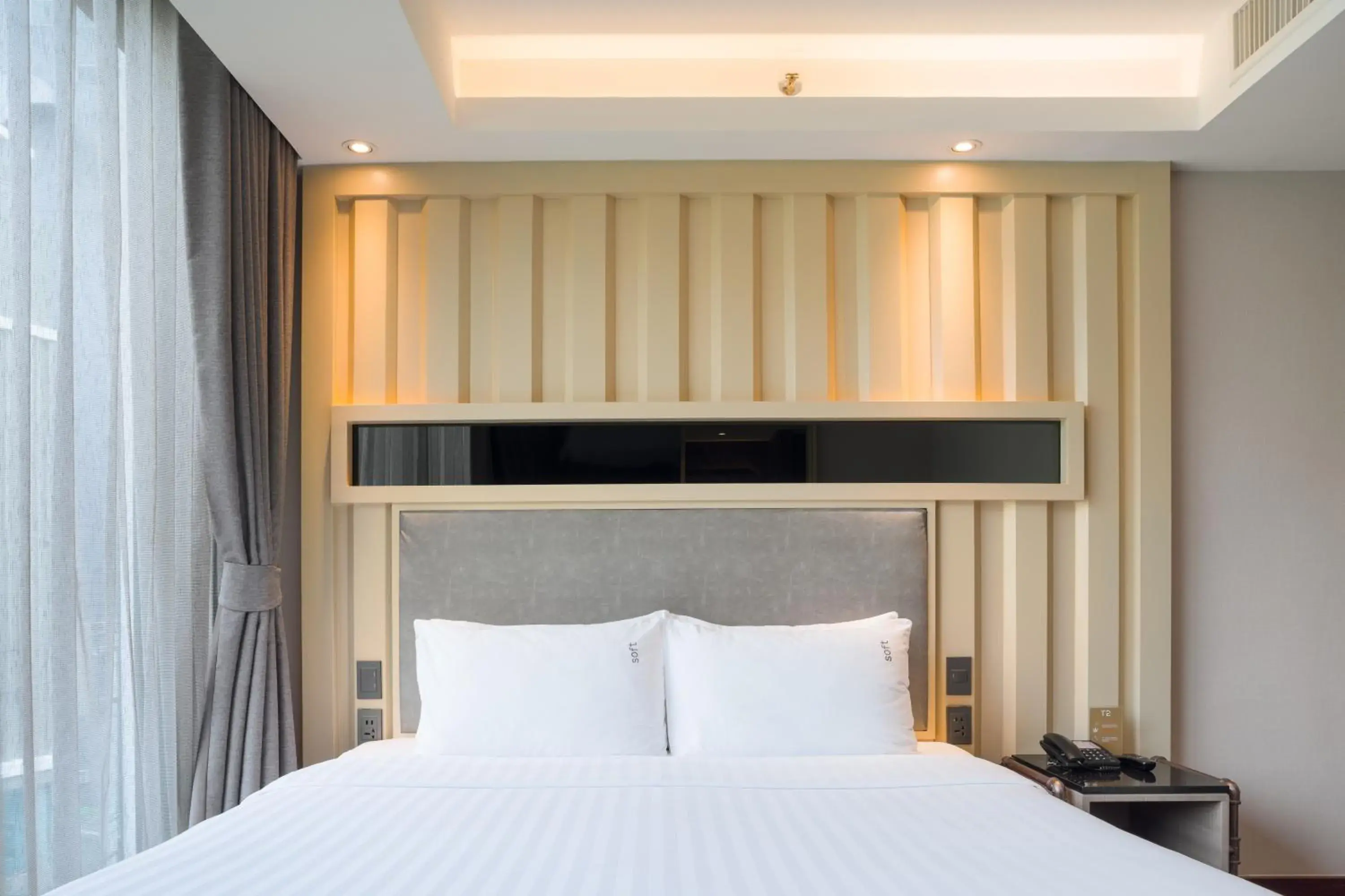 Bed in T2 The Portal Sukhumvit Bed in T2 The Portal Sukhumvit