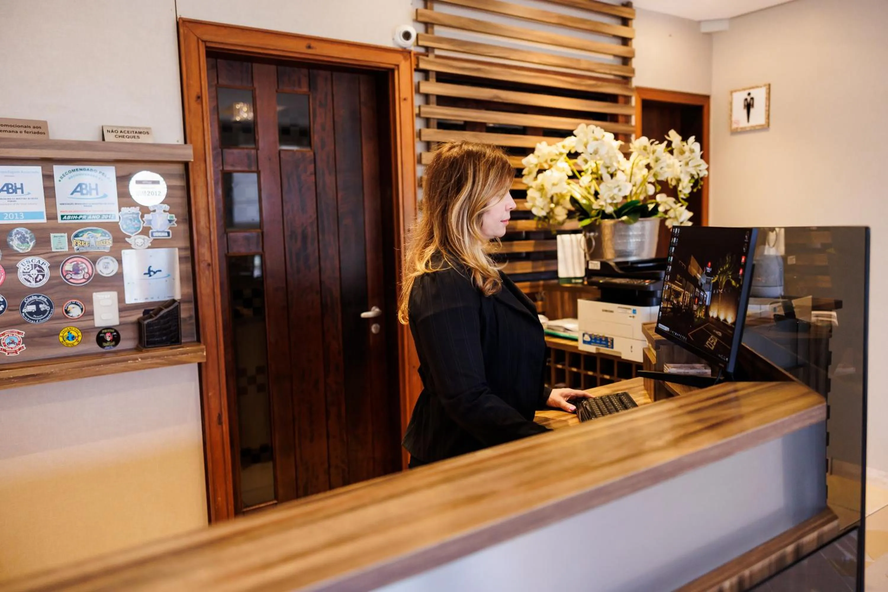 Lobby or reception in Tonello Business Hotel