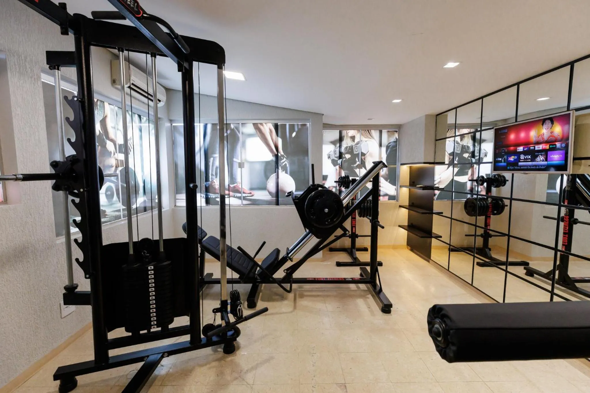 Fitness centre/facilities in Tonello Business Hotel