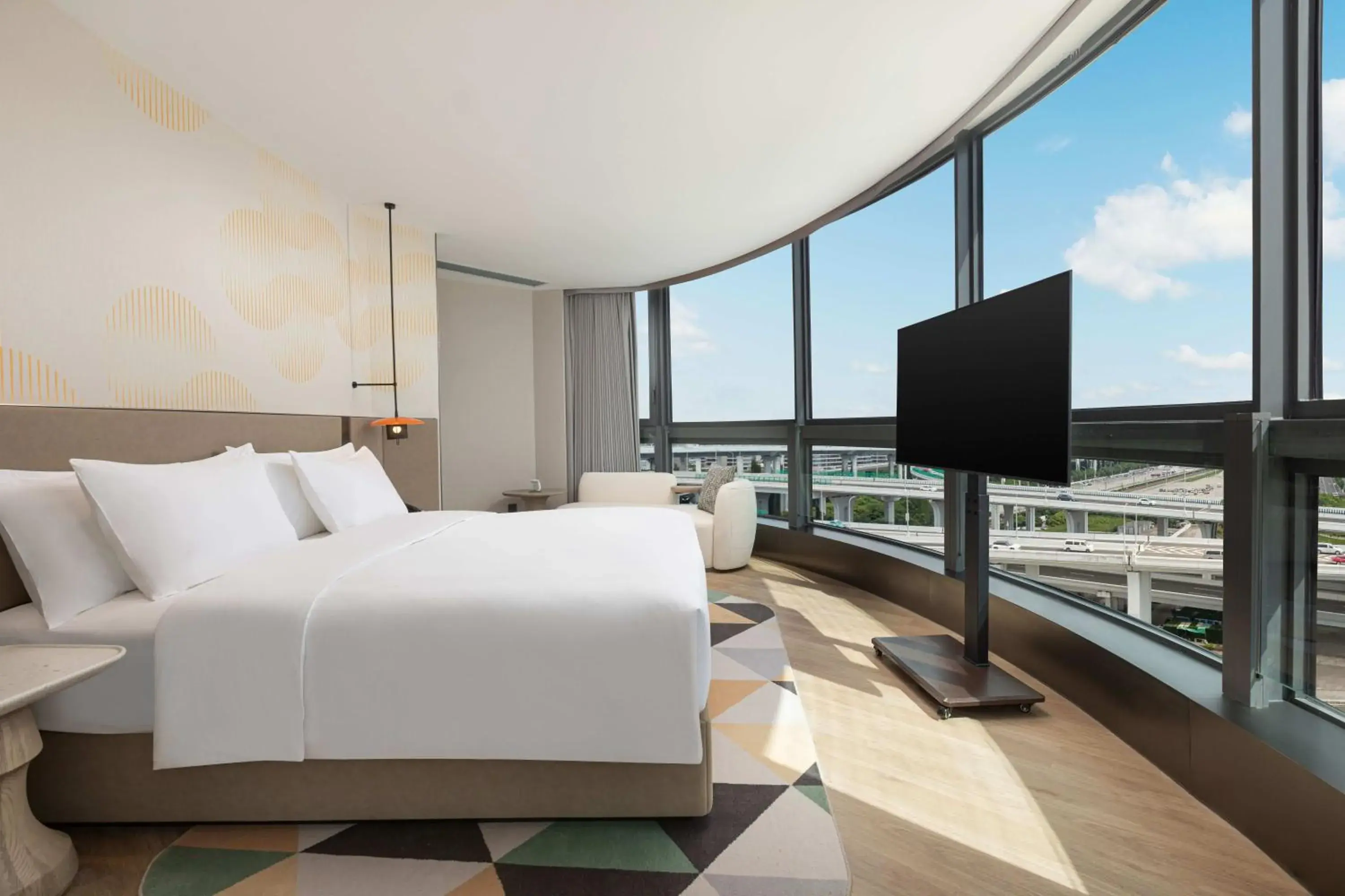 Bedroom, Bed in EVEN Hotel Shanghai Hongqiao CBD by IHG Bedroom, Bed in EVEN Hotel Shanghai Hongqiao CBD by IHG
