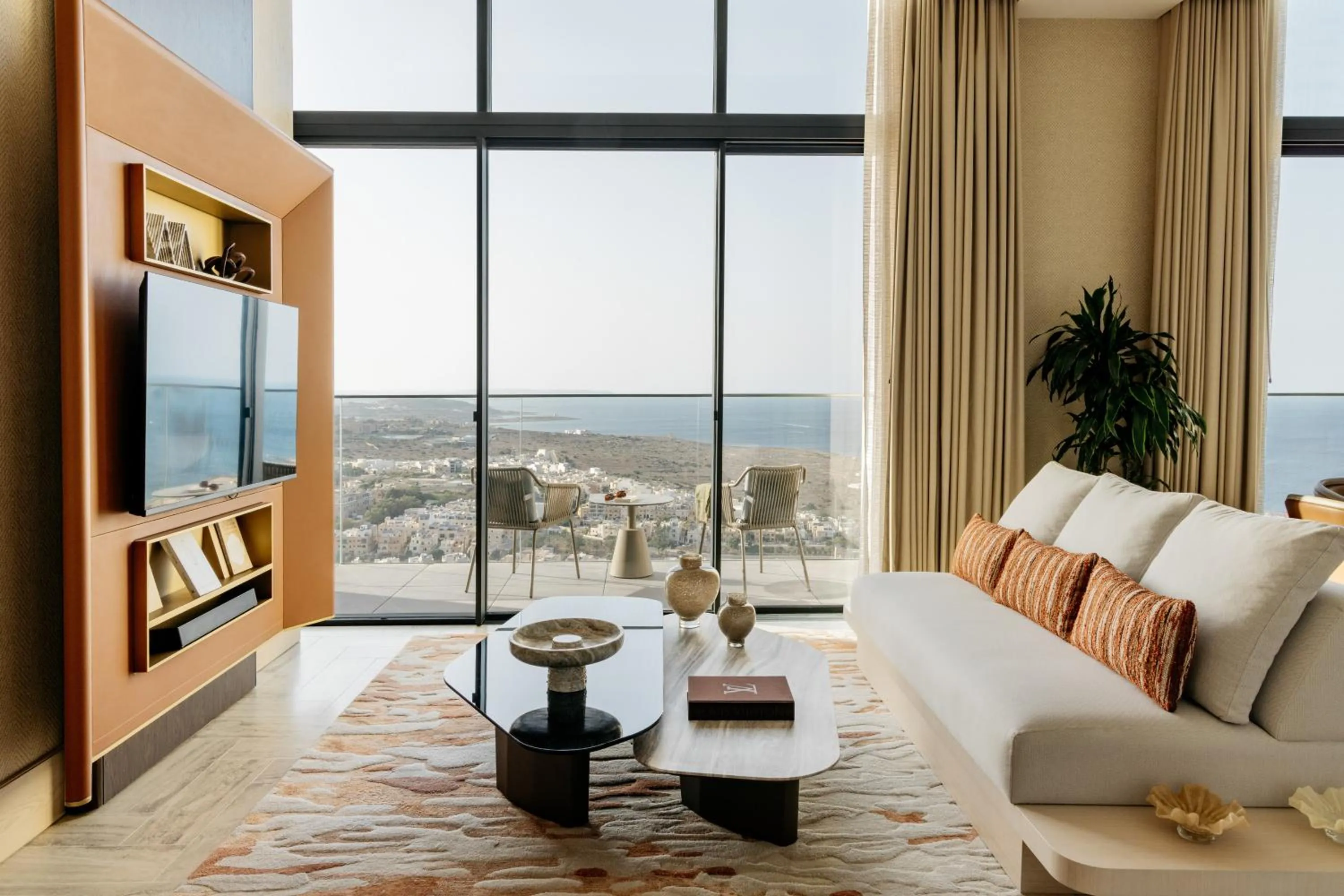 Living room in ME Malta by Meliá