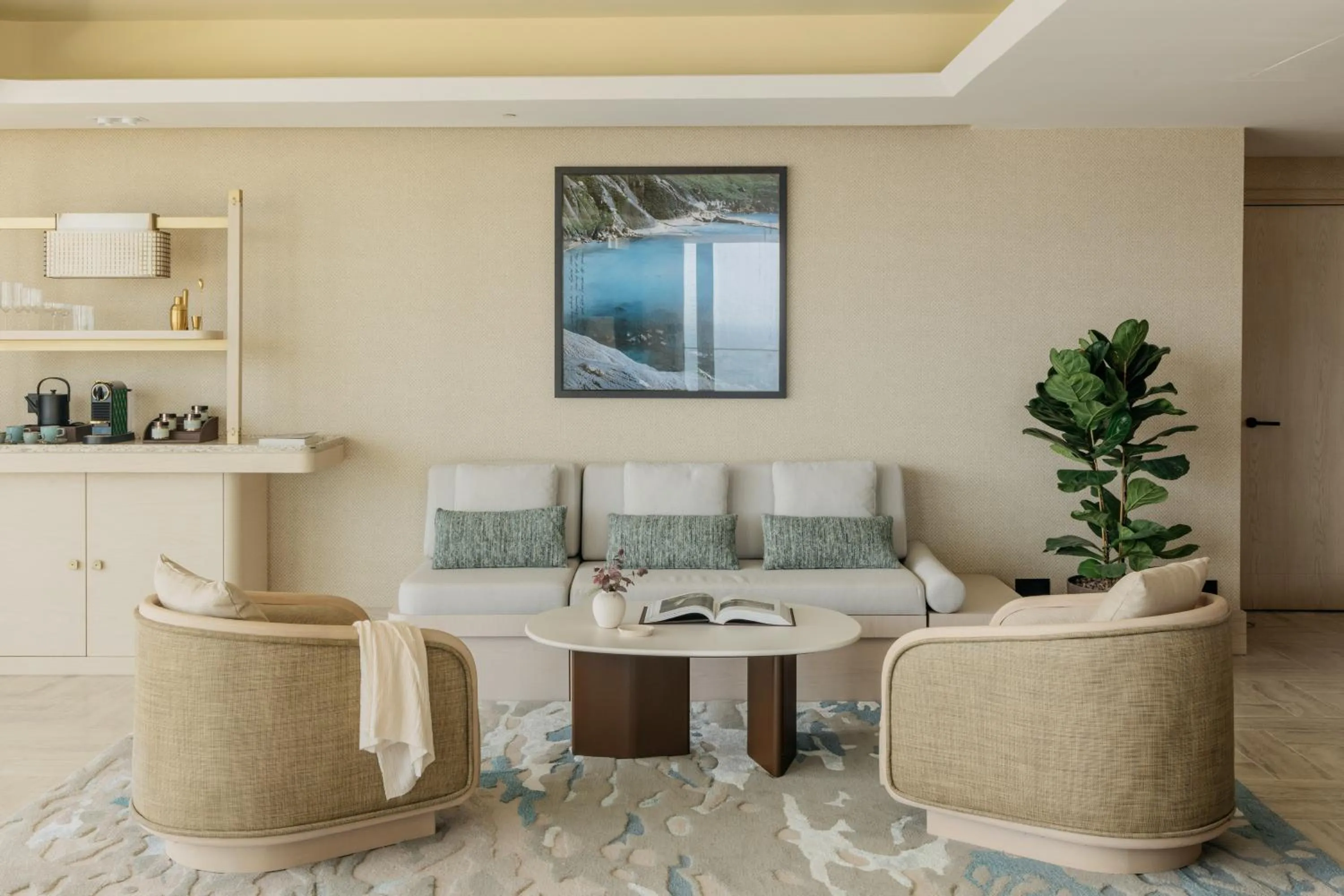 Living room in ME Malta by Meliá