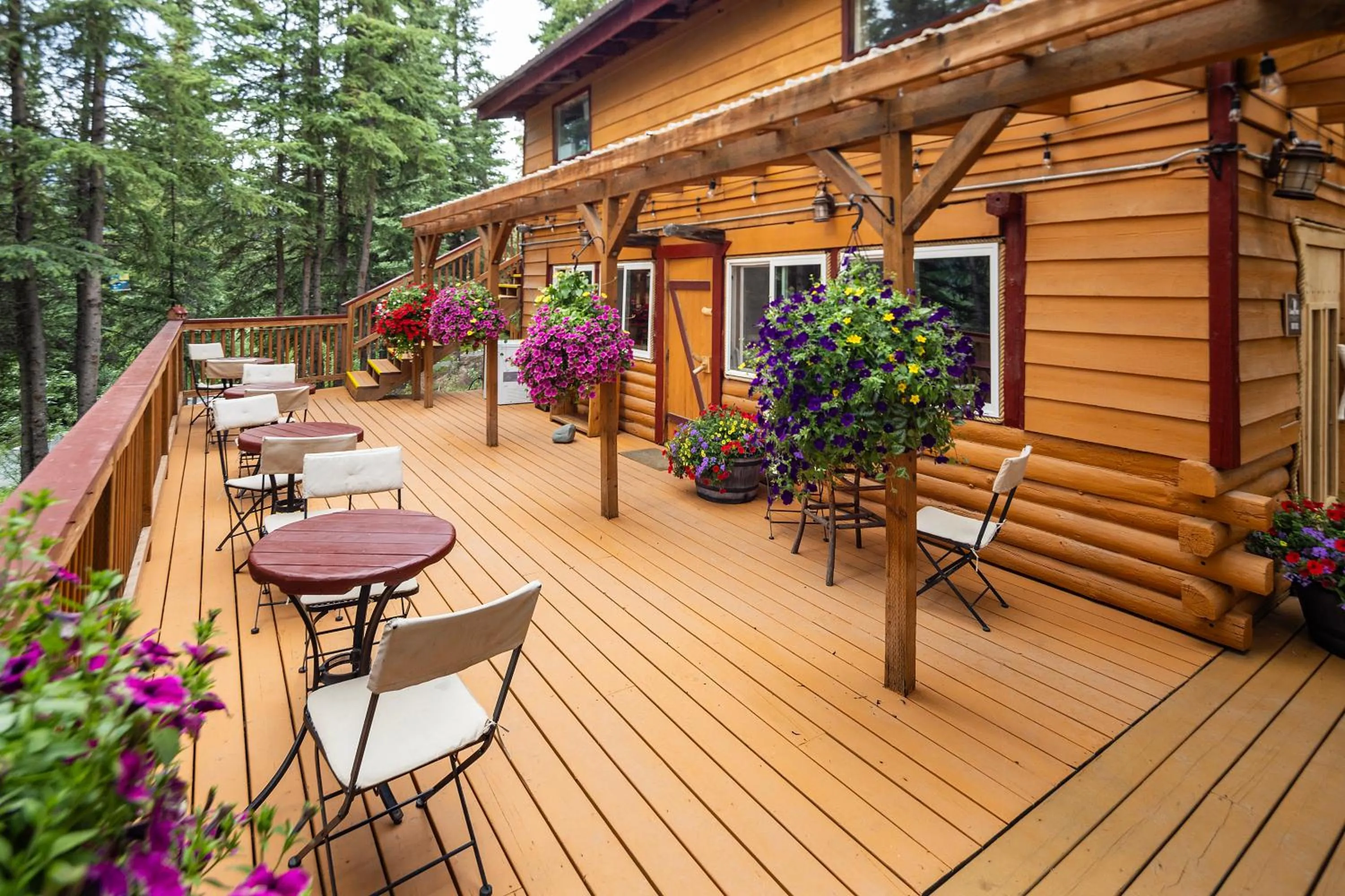 Balcony/Terrace in Denali Crow's Nest Cabins