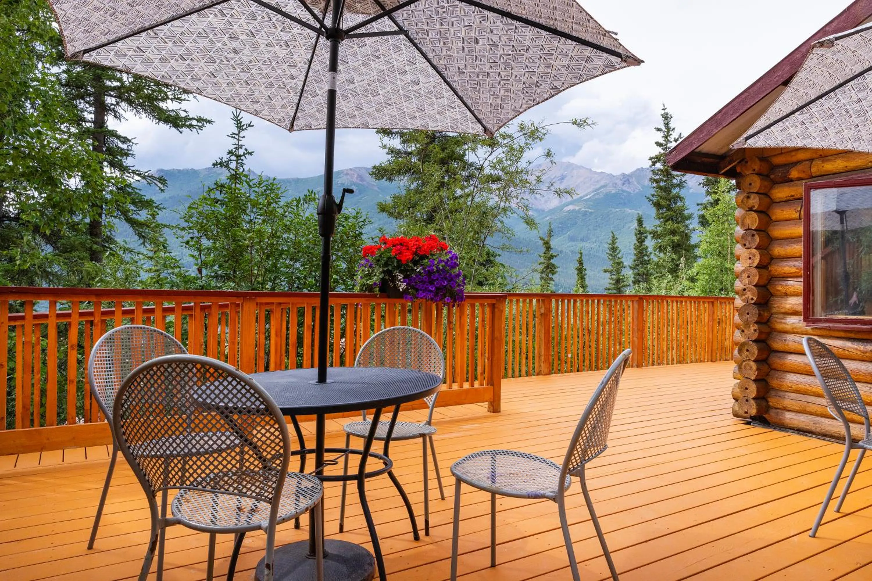 Natural landscape in Denali Crow's Nest Cabins