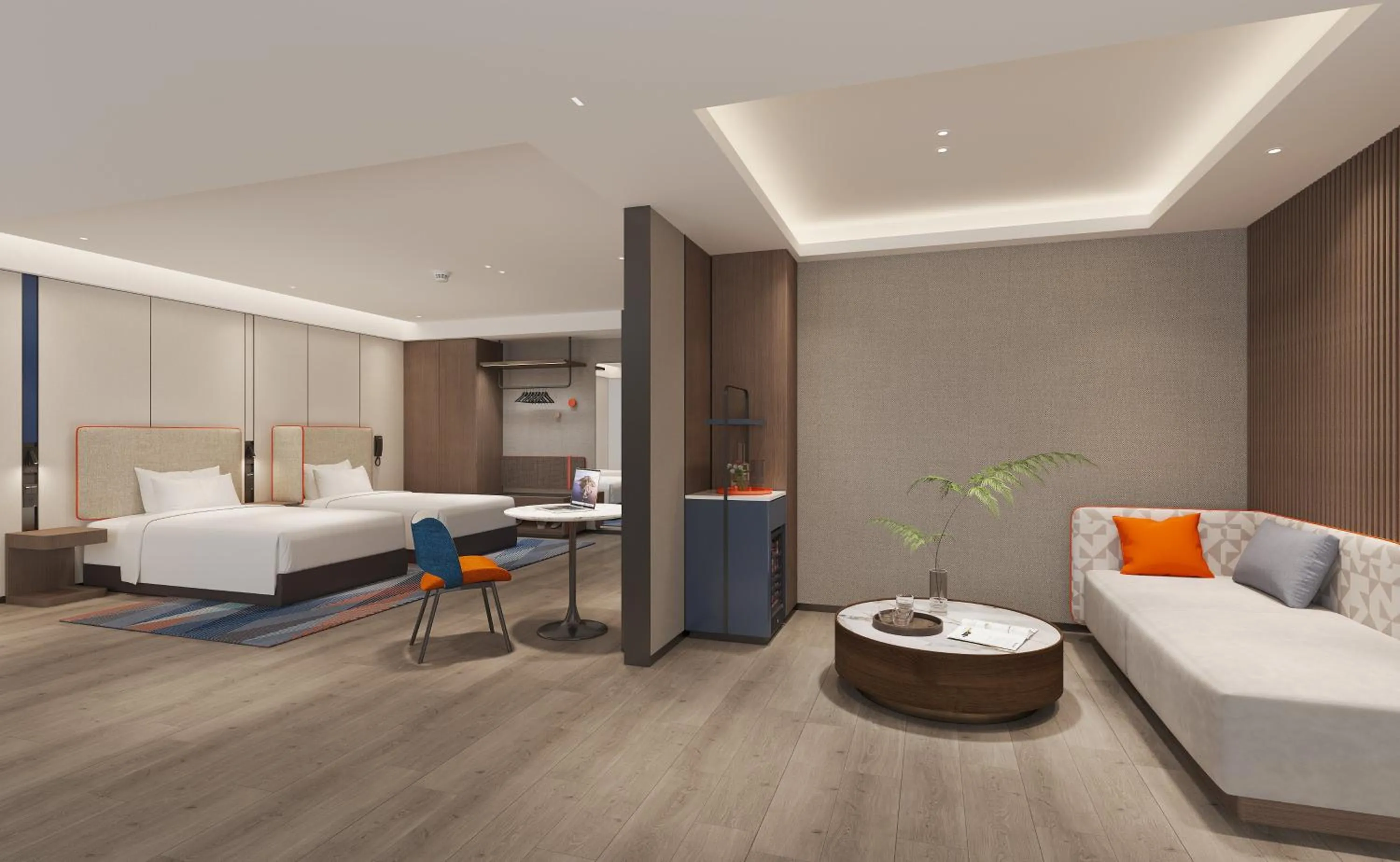Photo of the whole room, Bed in Holiday Inn Express Chongqing Tongliang by IHG