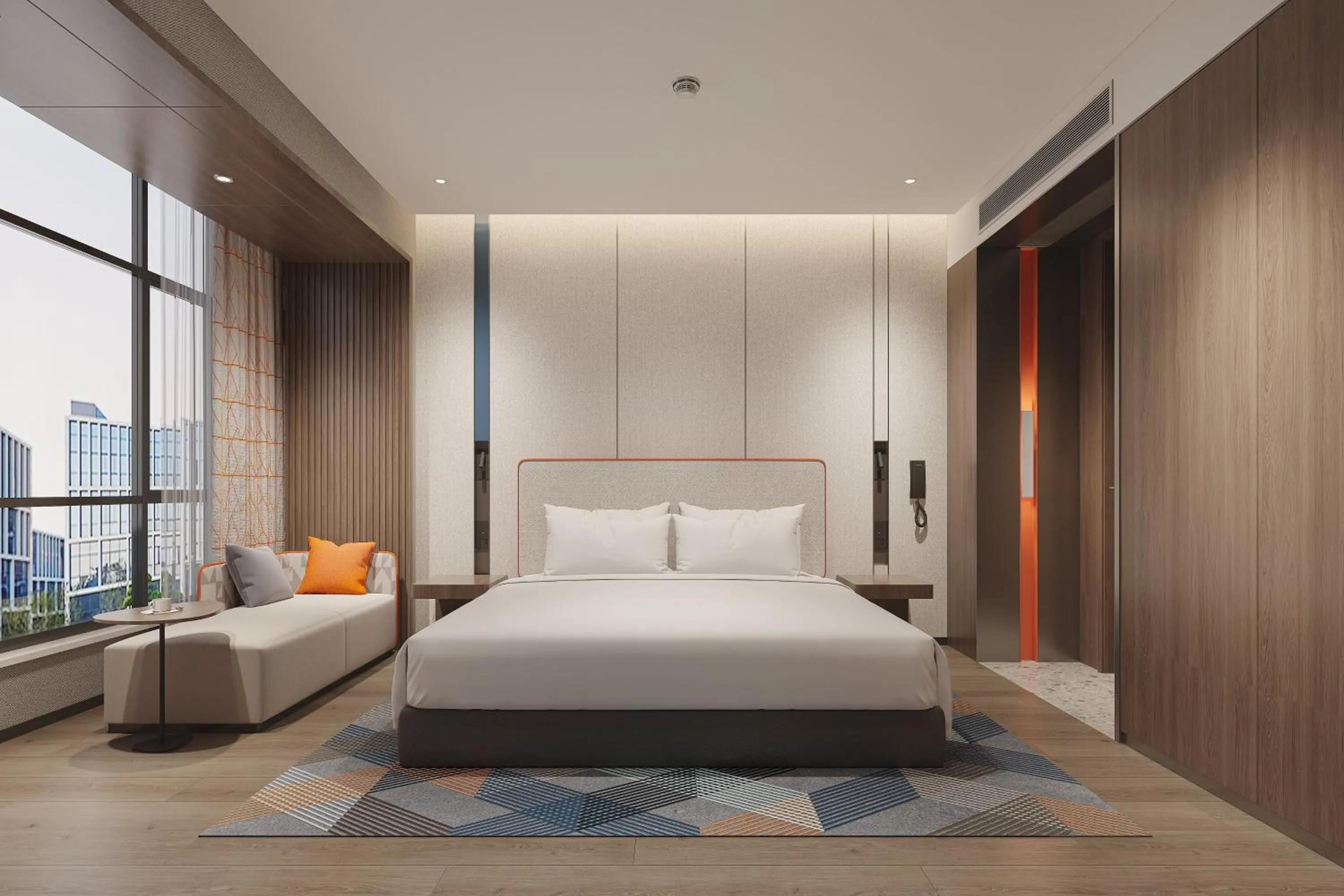 Photo of the whole room, Bed in Holiday Inn Express Chongqing Tongliang by IHG