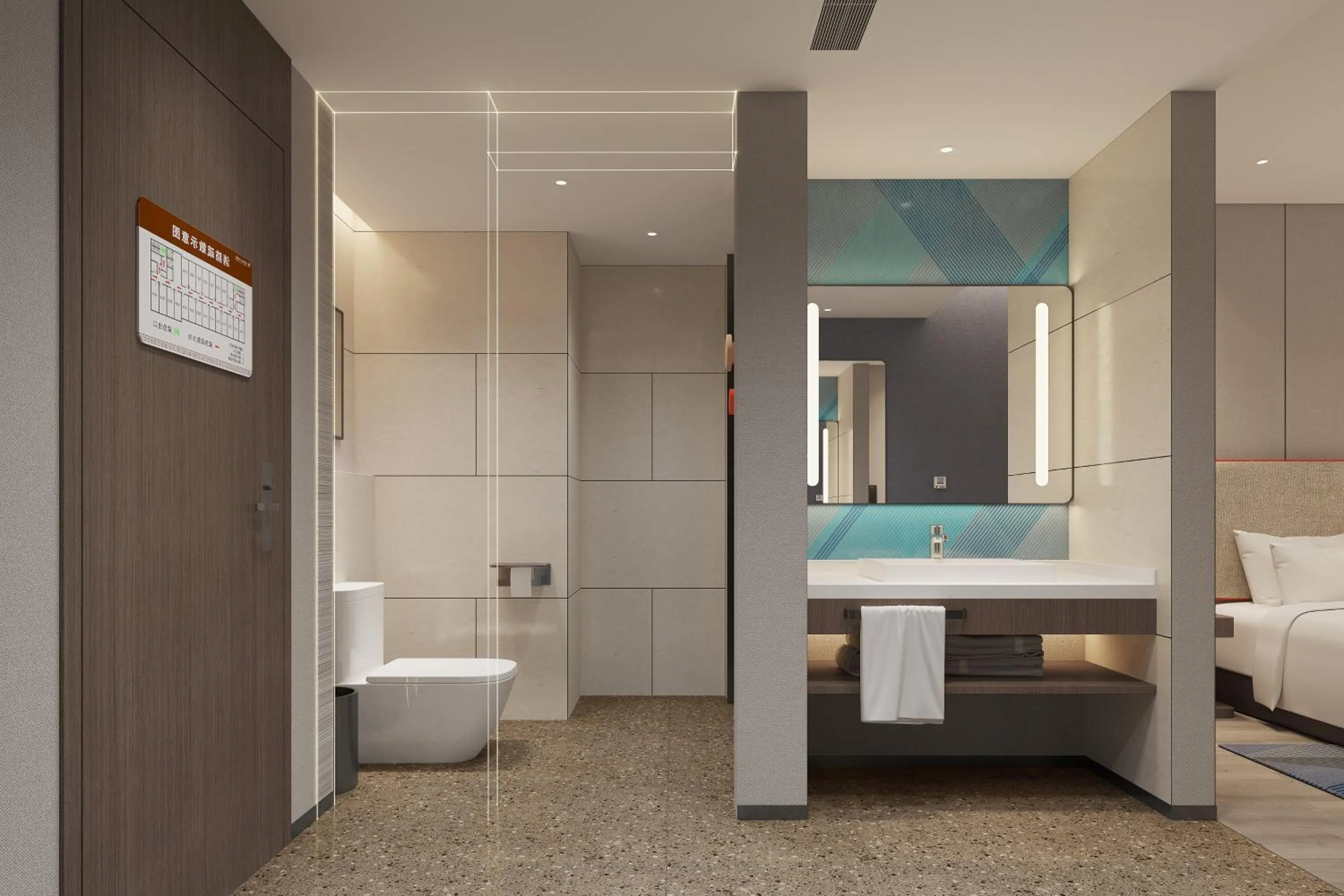 Photo of the whole room, Bed in Holiday Inn Express Chongqing Tongliang by IHG