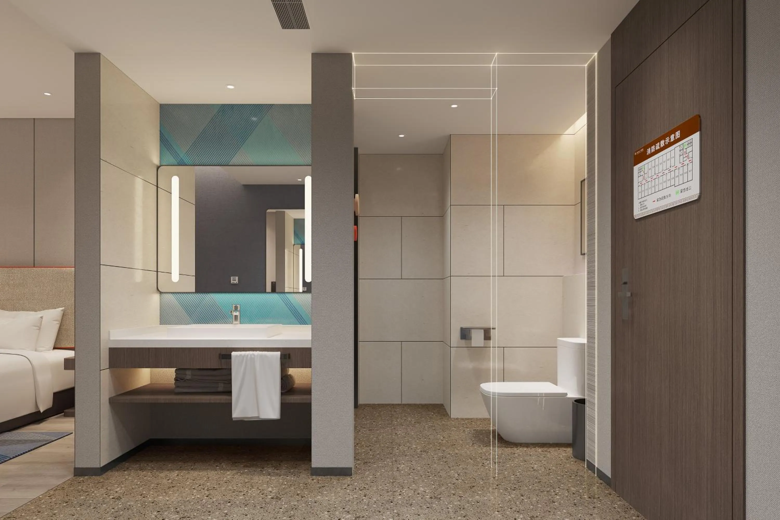 Bathroom in Holiday Inn Express Chongqing Tongliang by IHG