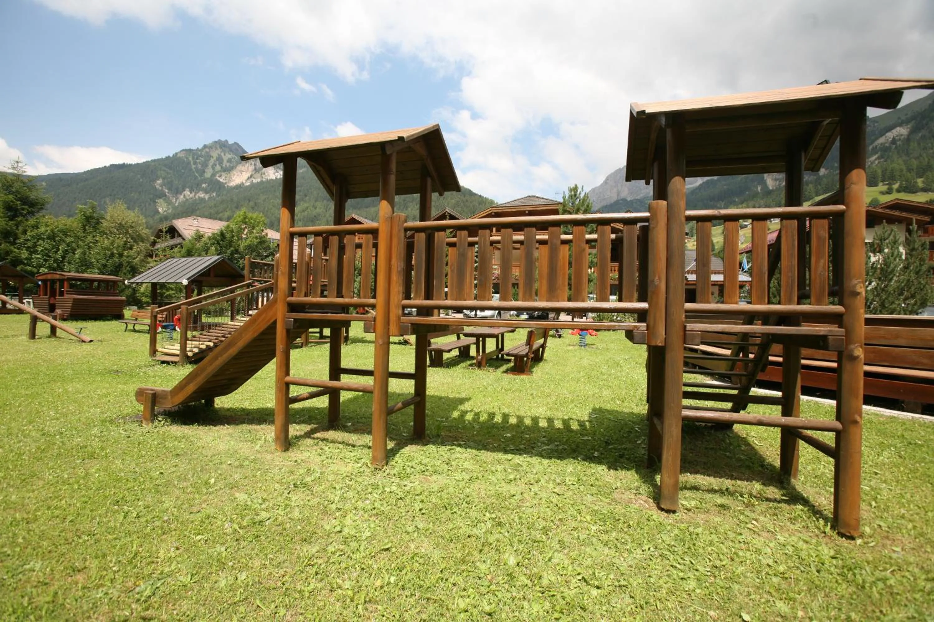 Children play ground in Hotel Sella Ronda Serenella