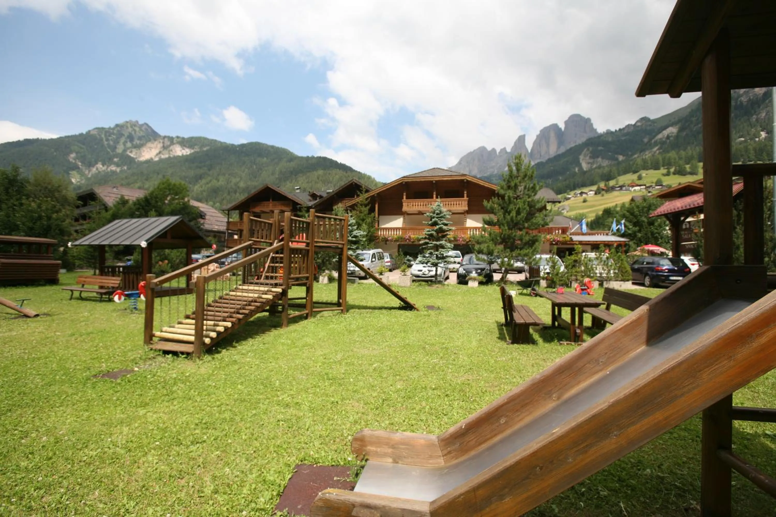 Children play ground in Hotel Sella Ronda Serenella