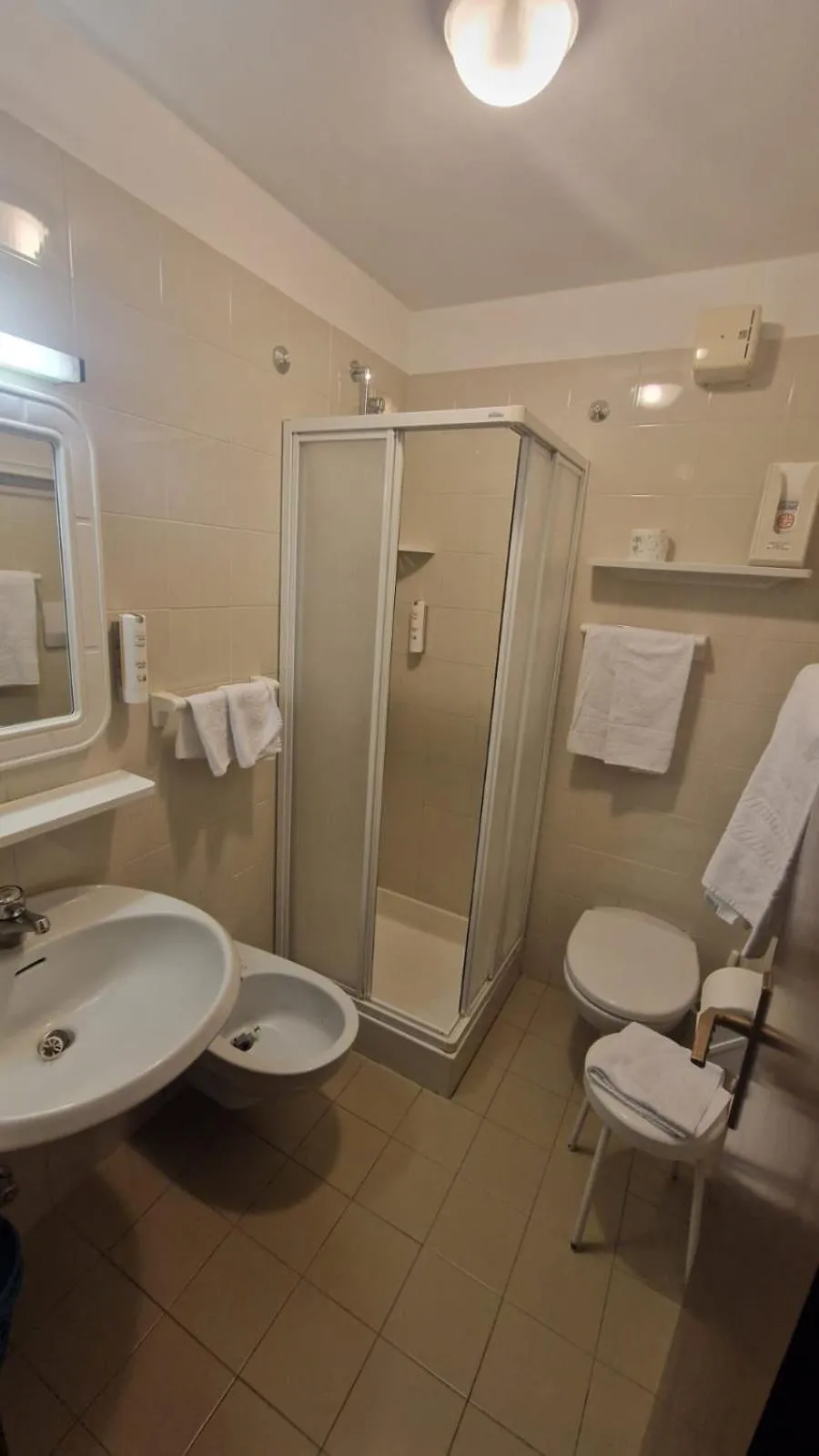 Toilet in Hotel Sella Ronda Serenella