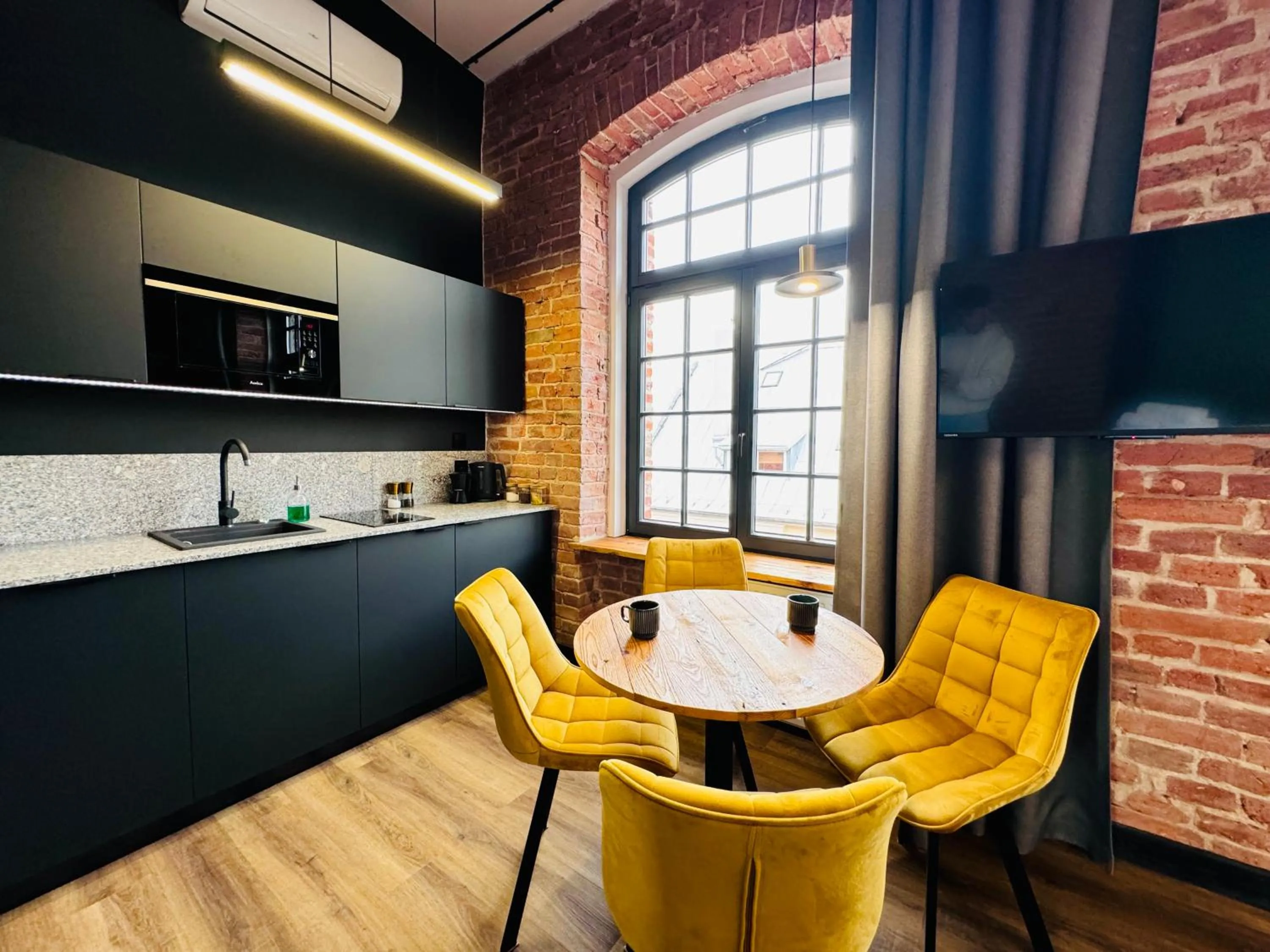 Kitchen or kitchenette in Tkalnia Snu