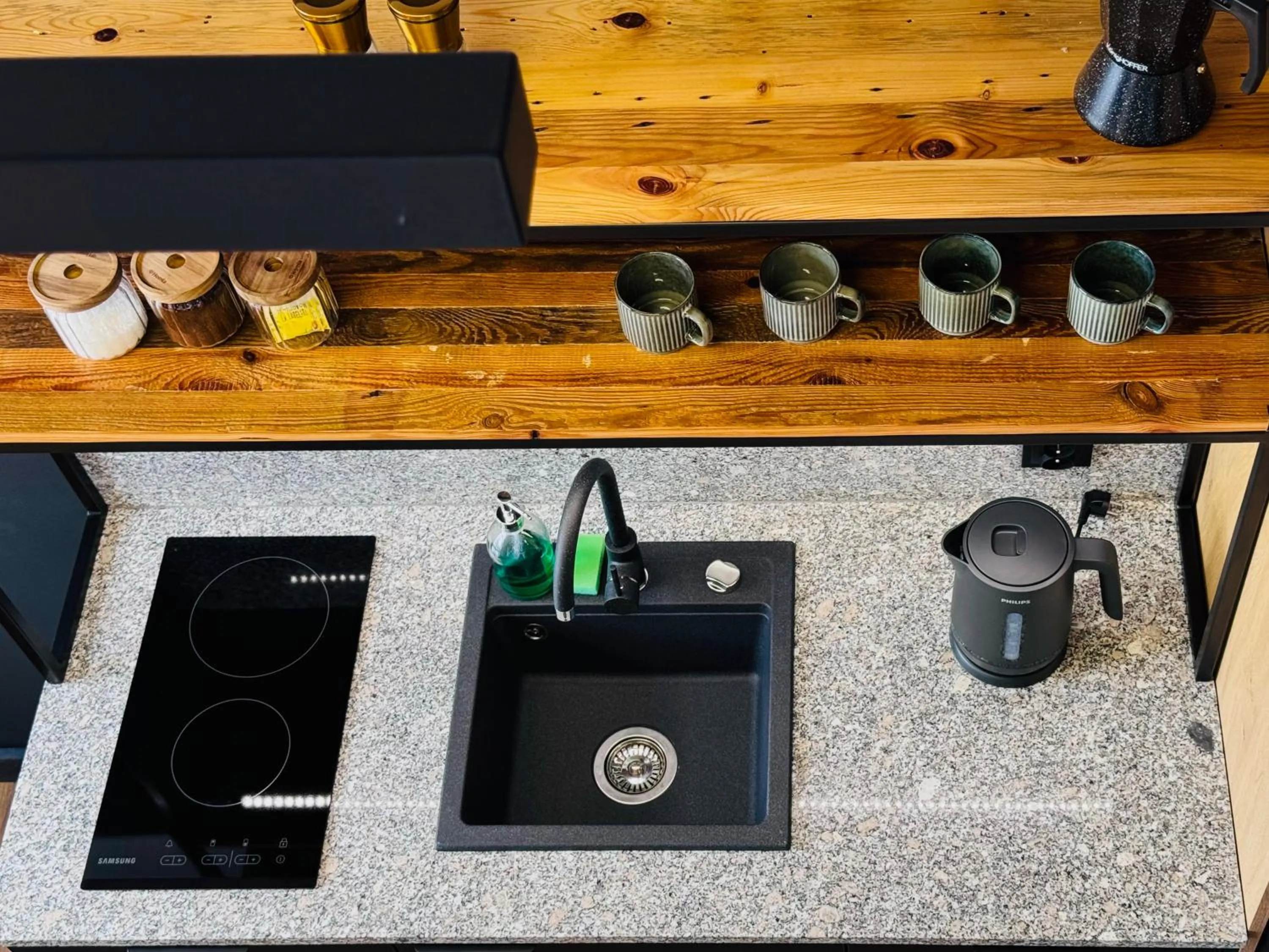 Kitchen or kitchenette in Tkalnia Snu