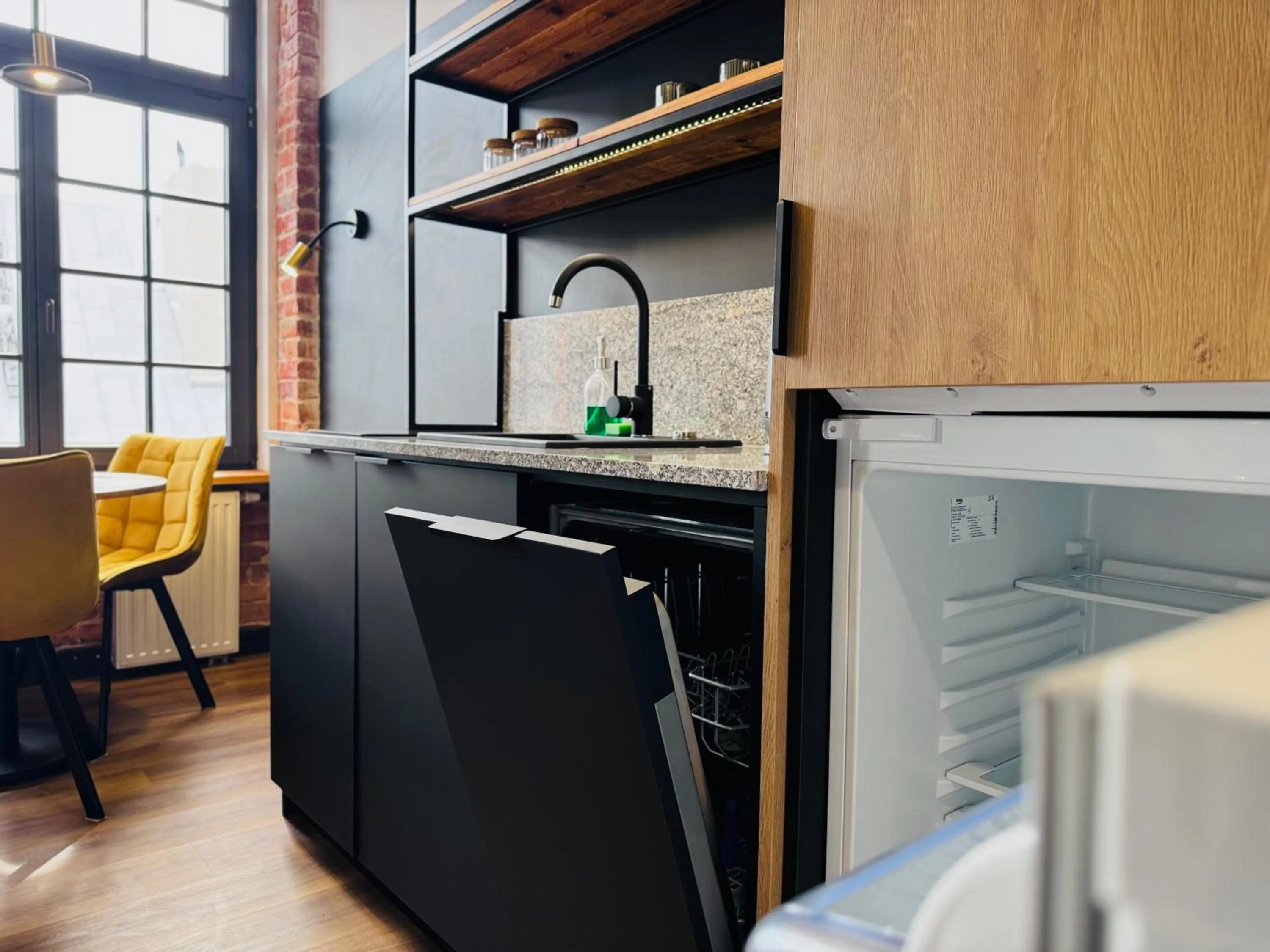 Kitchen or kitchenette in Tkalnia Snu