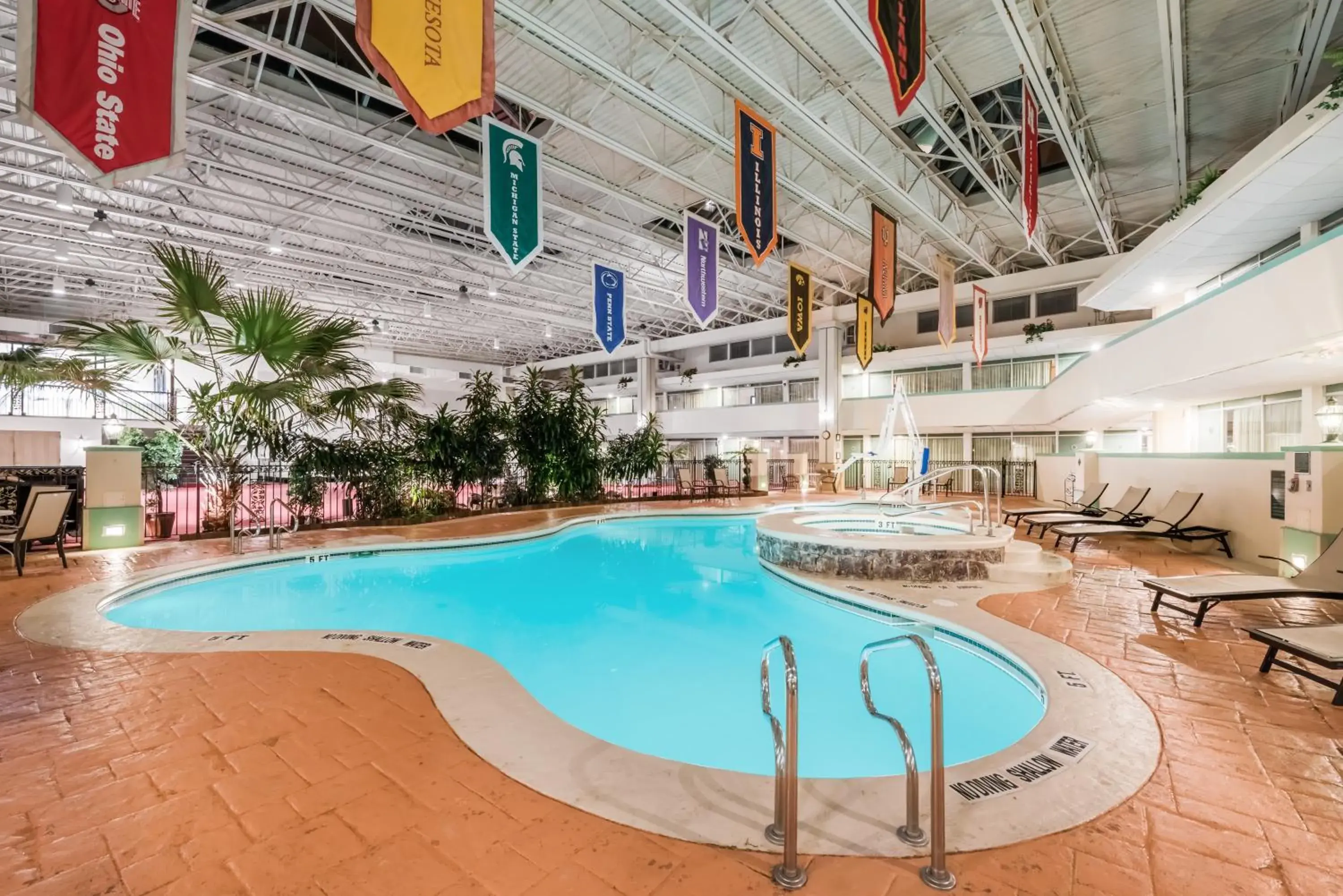 Swimming pool in Ramada by Wyndham State College Hotel & Conference Center Swimming pool in Ramada by Wyndham State College Hotel & Conference Center