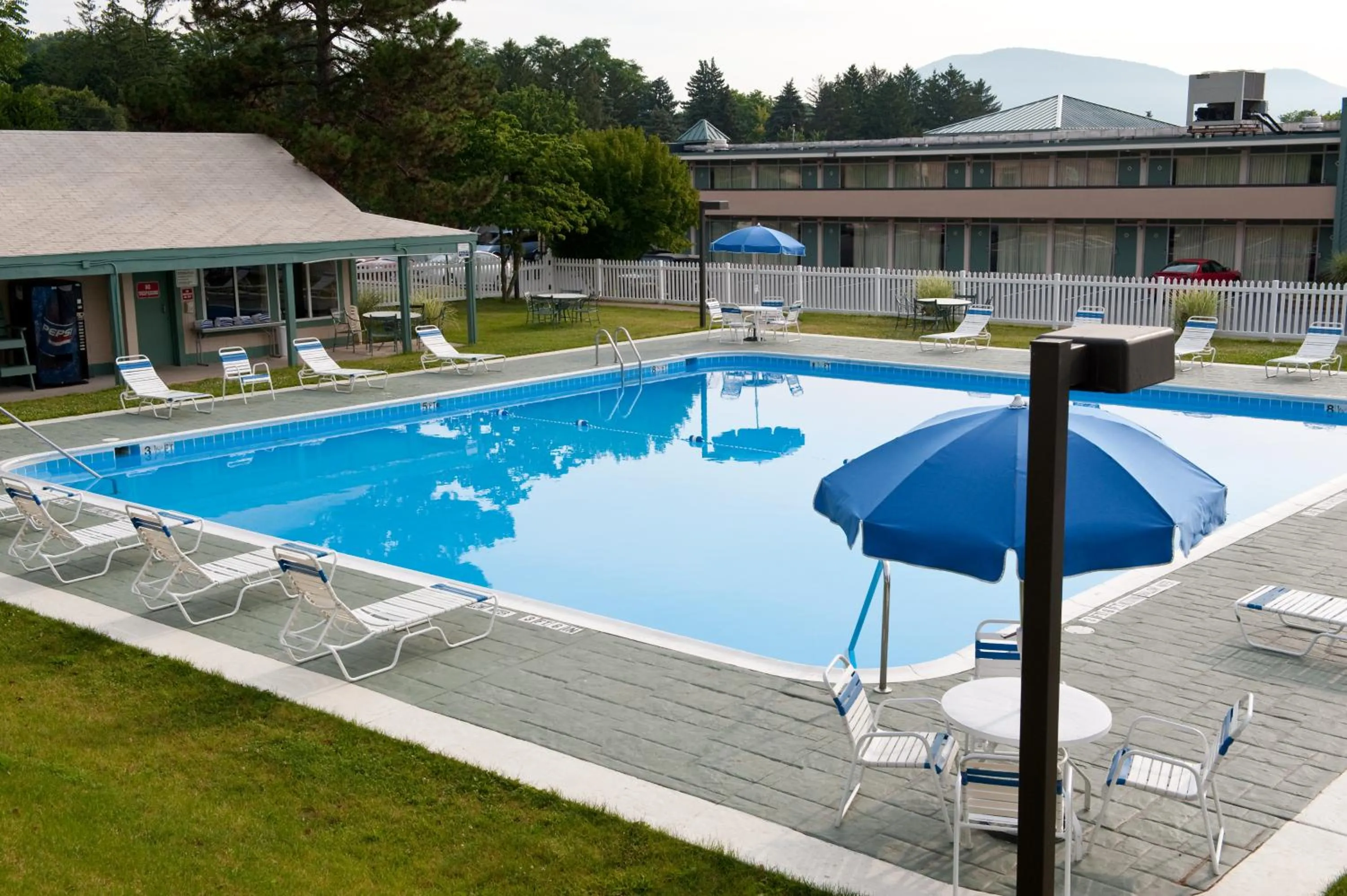 Swimming pool in Ramada by Wyndham State College Hotel & Conference Center