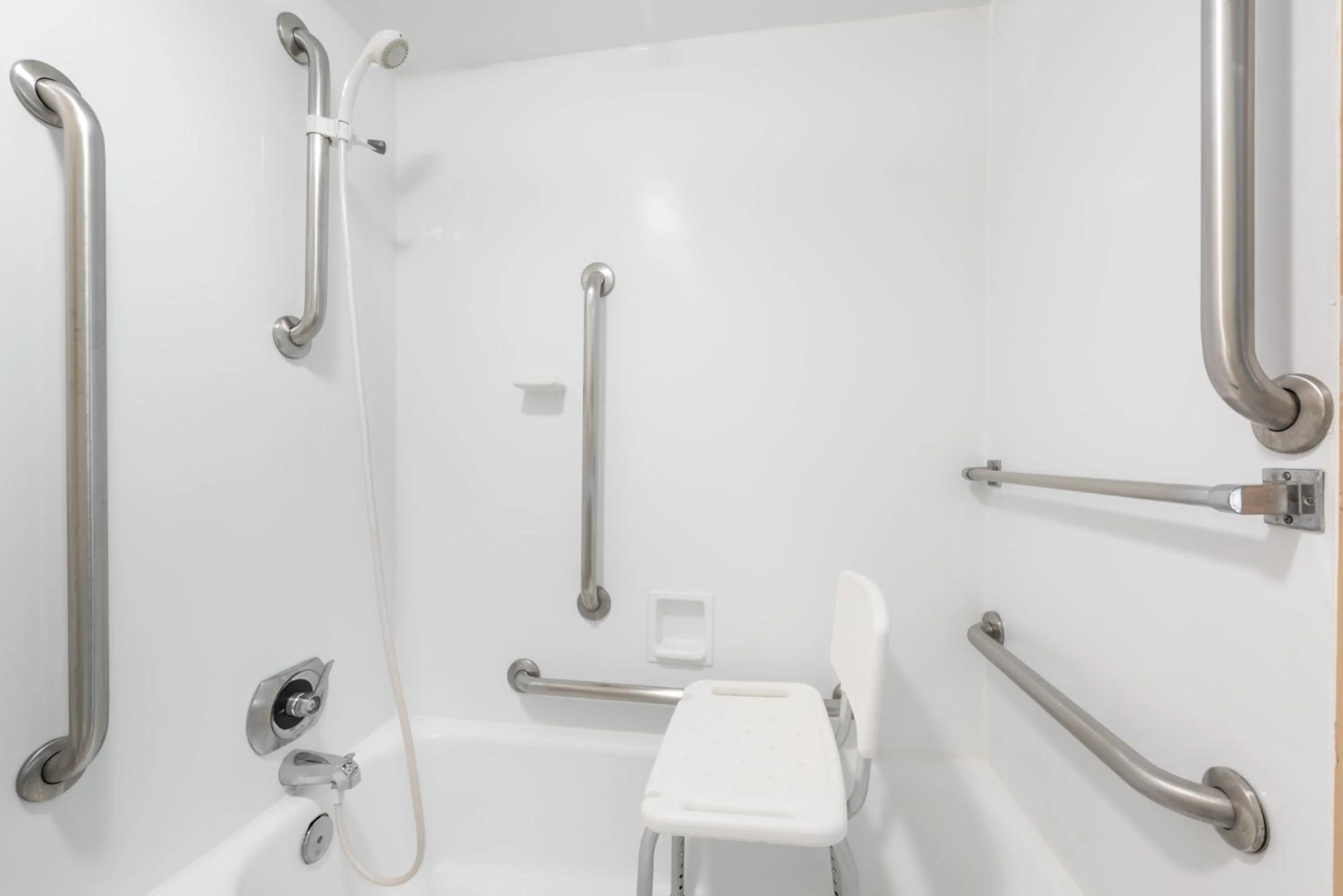 Shower in Ramada by Wyndham State College Hotel & Conference Center