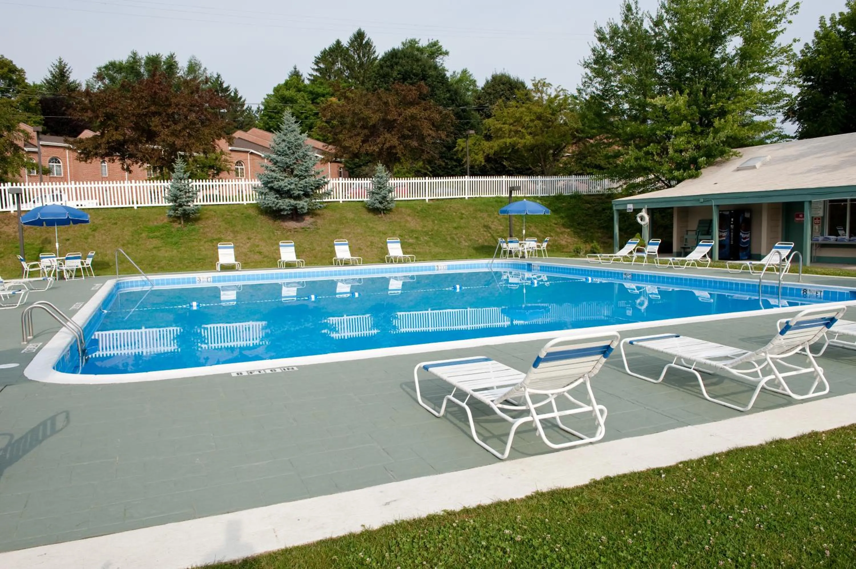 Swimming pool in Ramada by Wyndham State College Hotel & Conference Center