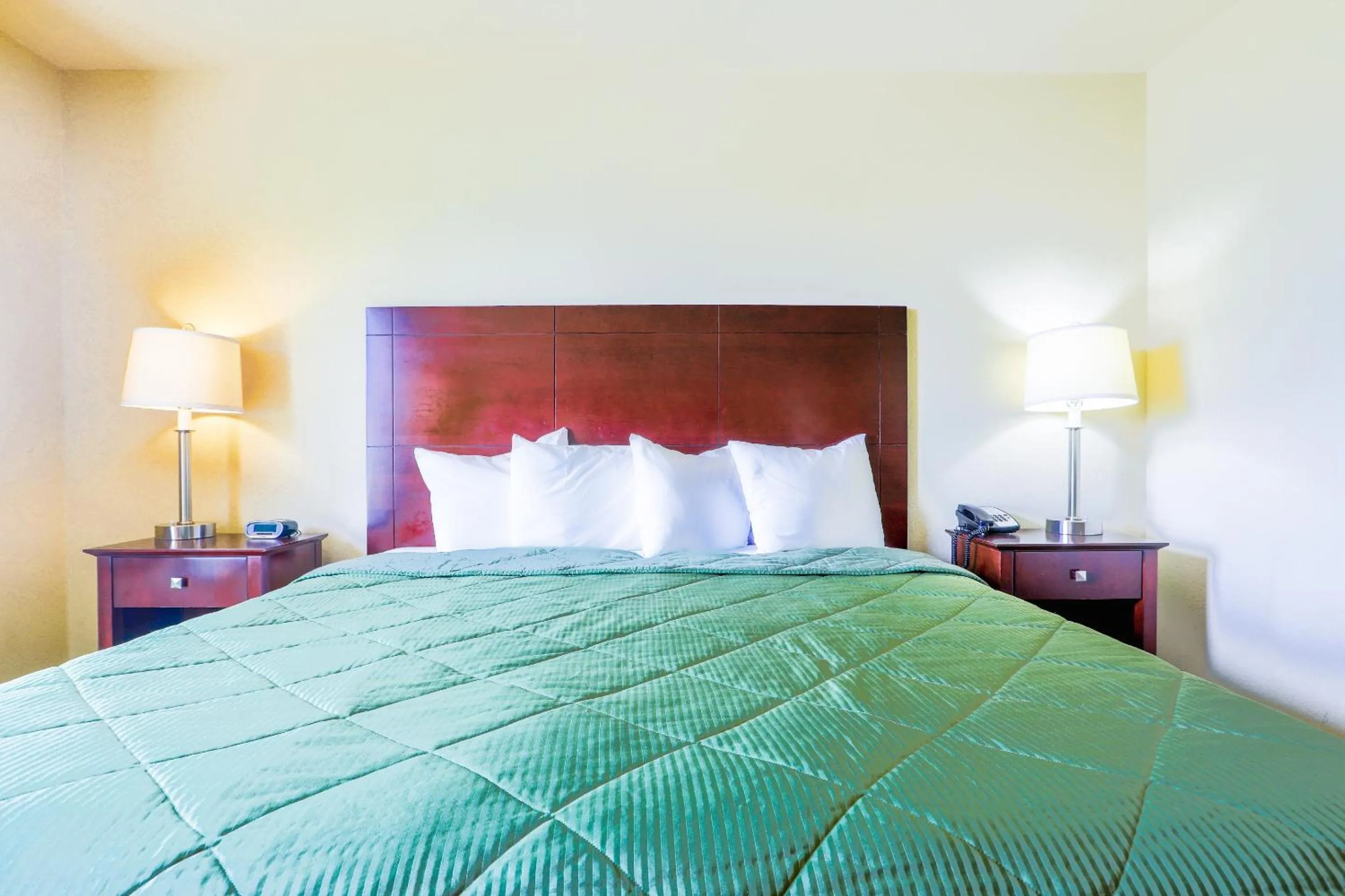 Bedroom in Evansville Inn & Suites by OYO