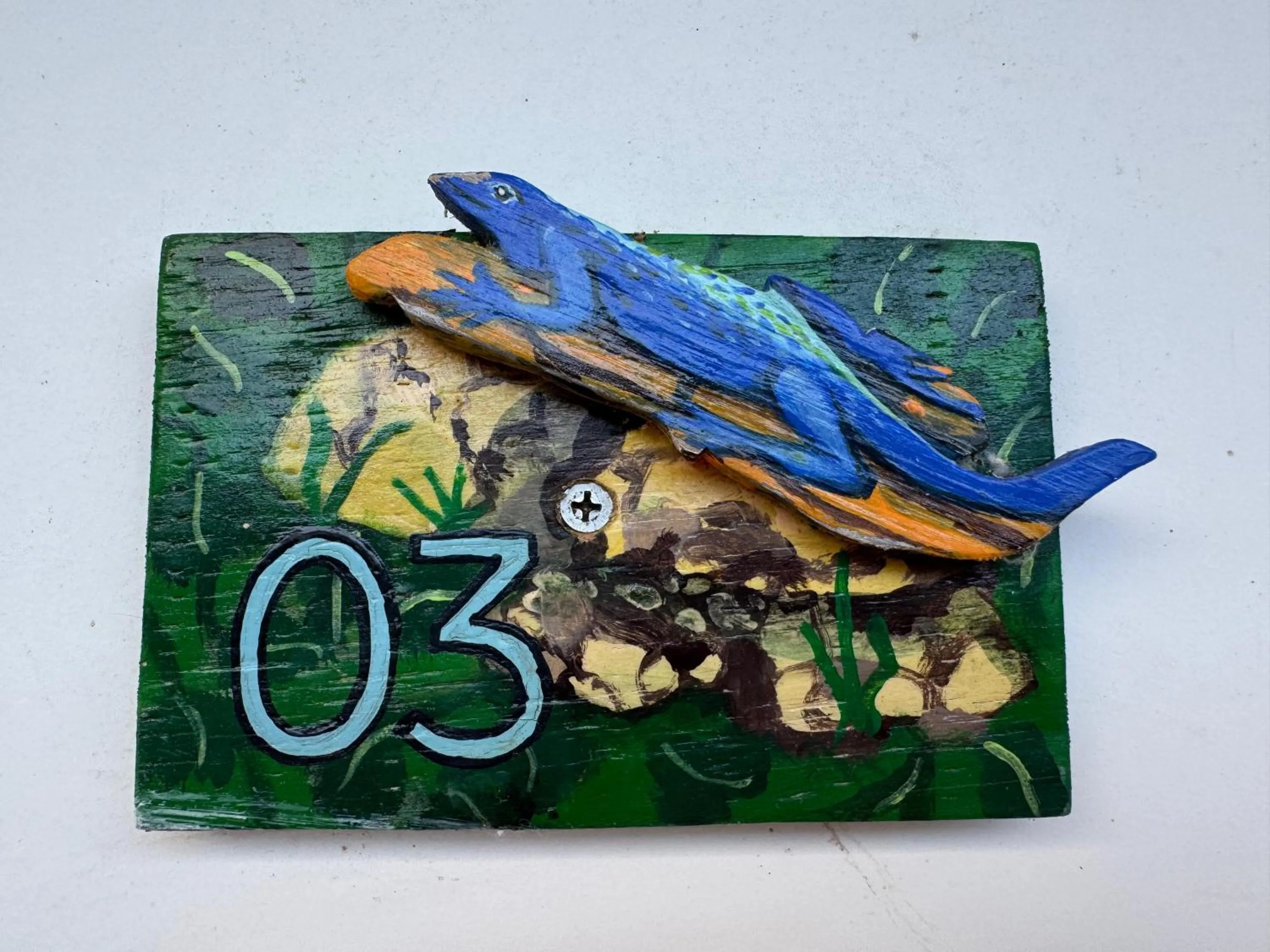 Decorative detail in Shell Sea B & B