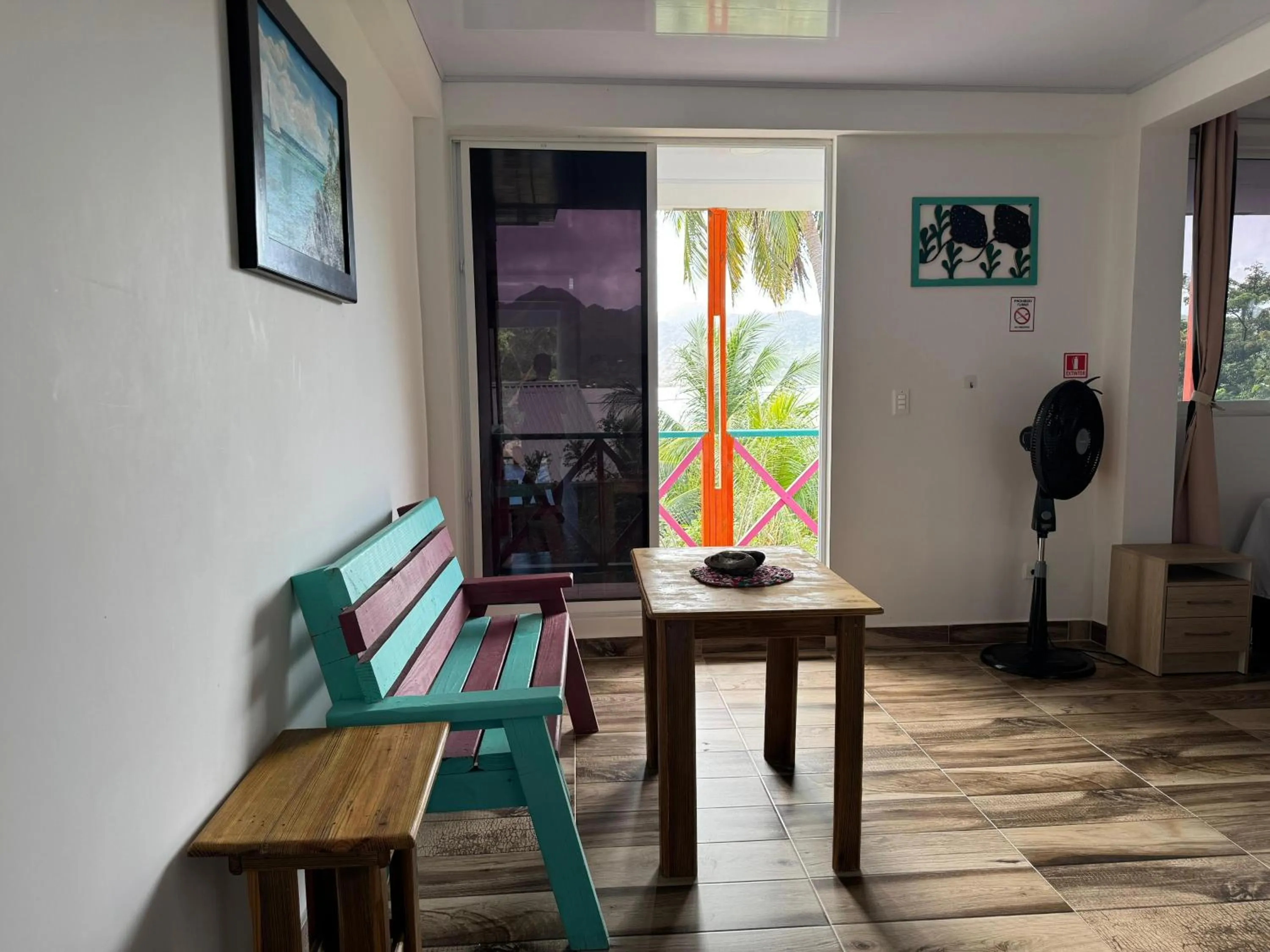 Seating area in Shell Sea B & B