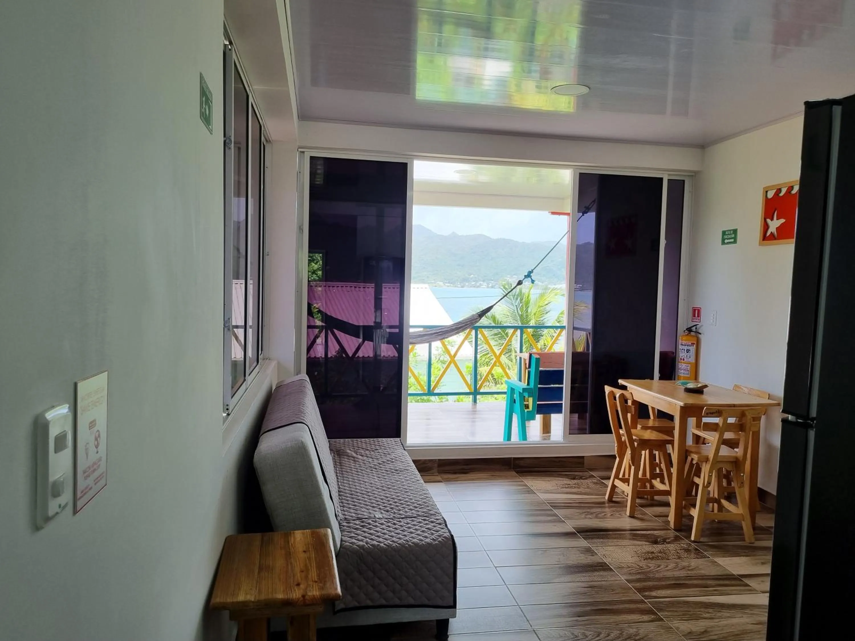 Living room in Shell Sea B & B