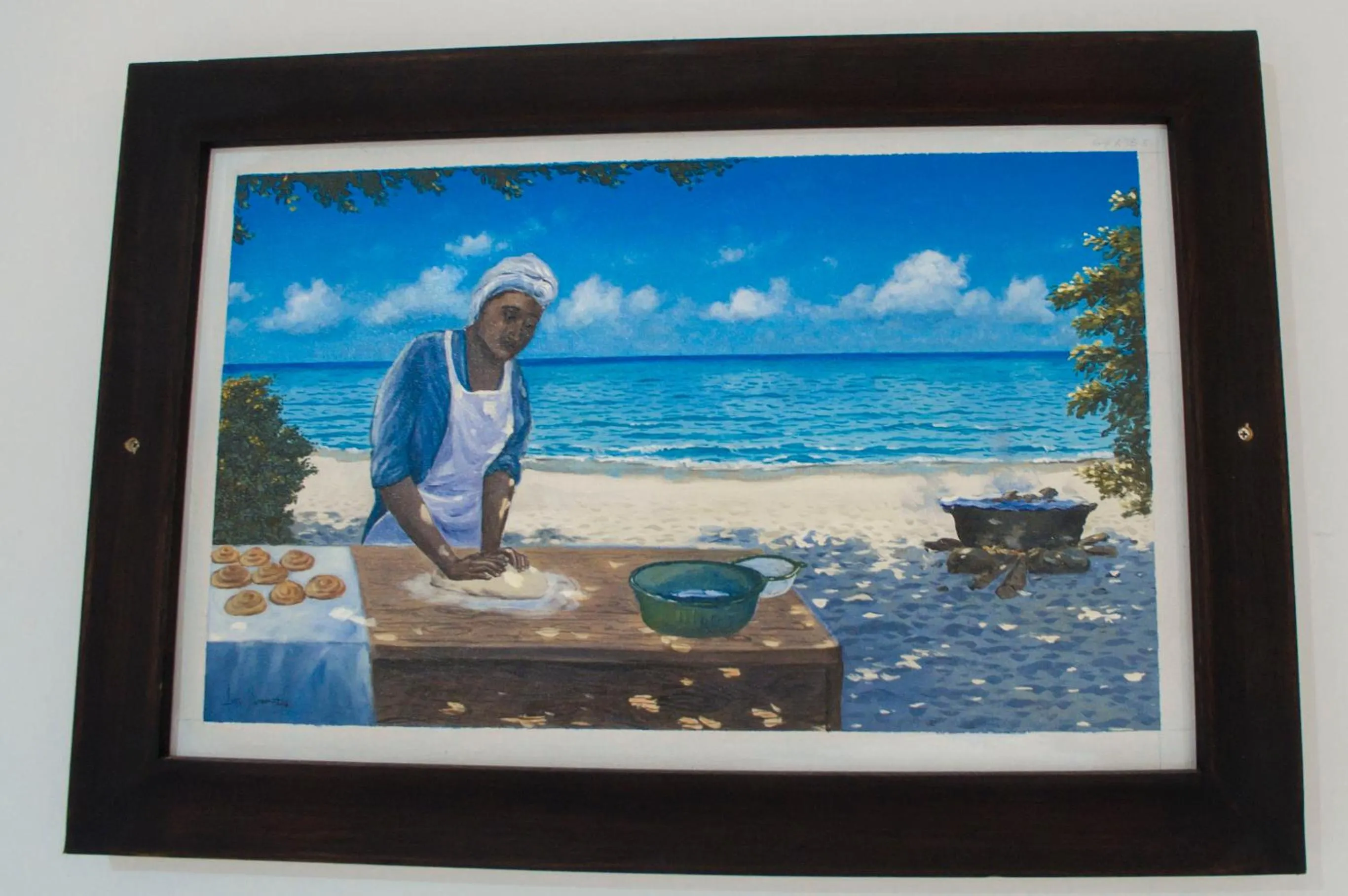 Decorative detail in Shell Sea B & B